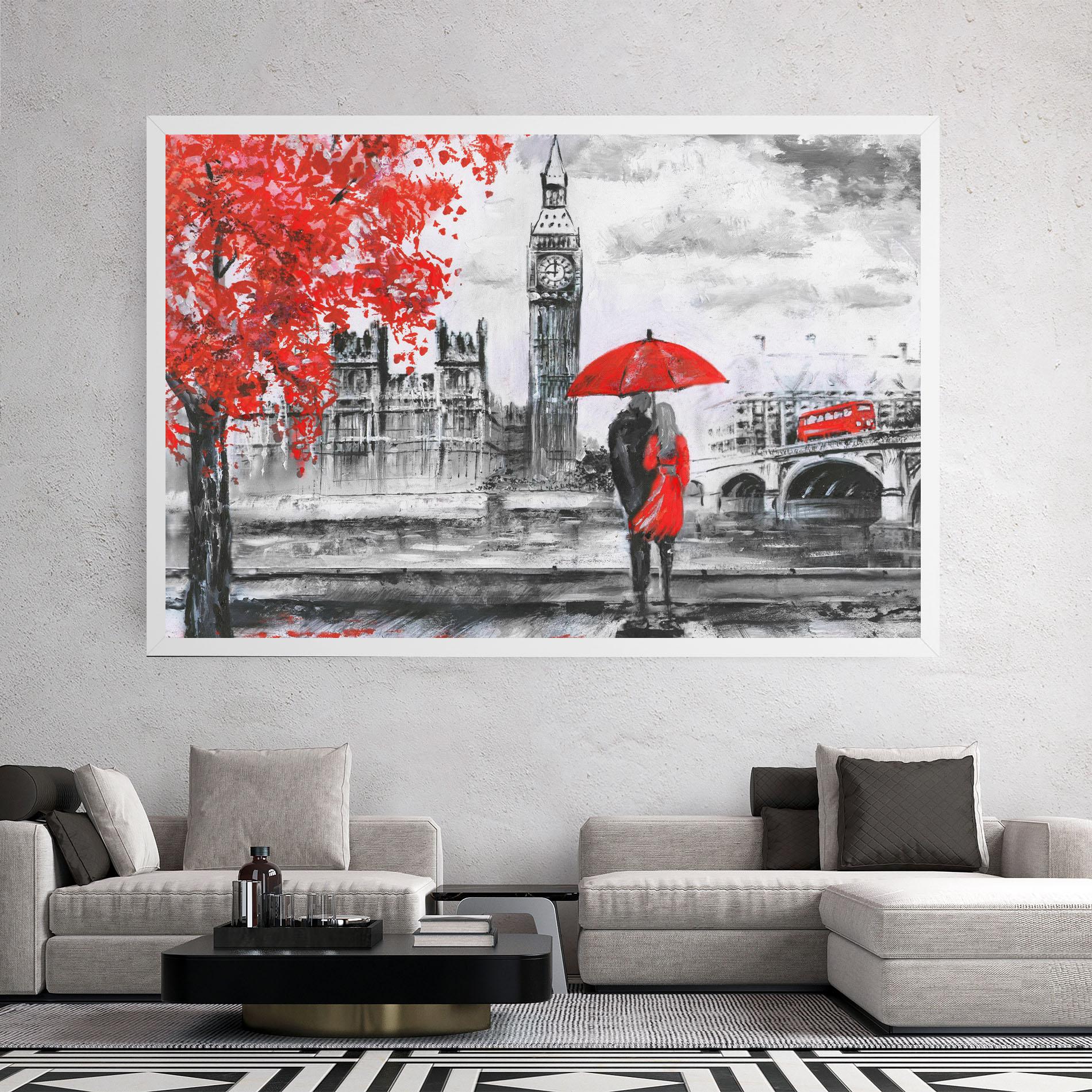 Leinwandbild London Love mockup 2