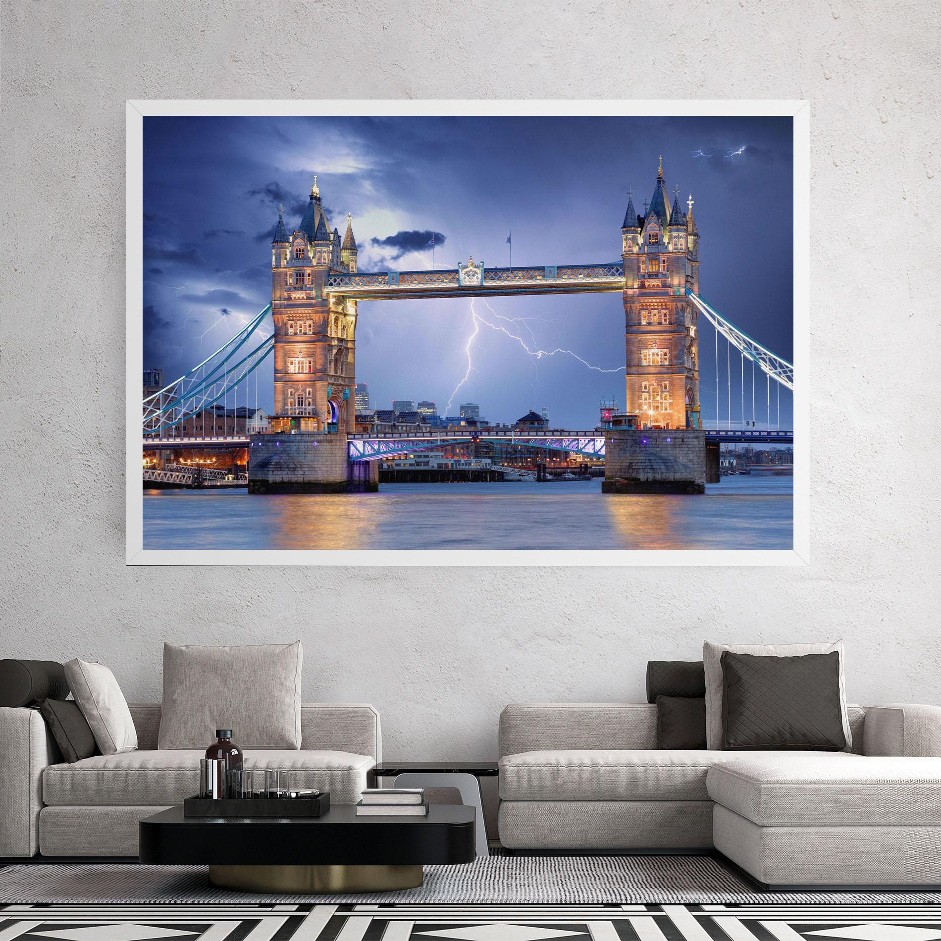 Leinwandbild London Tower Bridge mockup 2