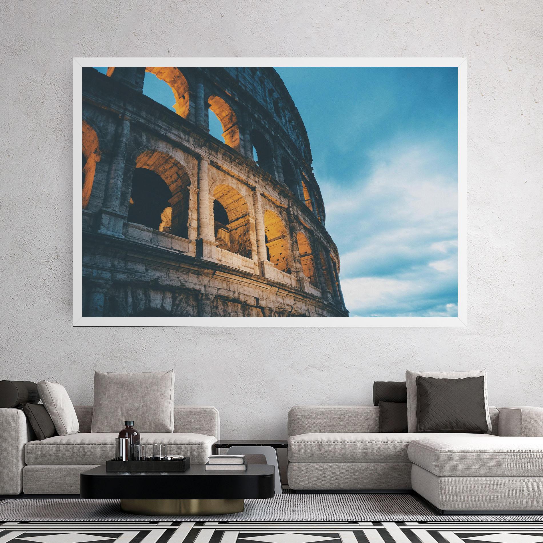 Leinwandbild Shadow Colosseum mockup 2