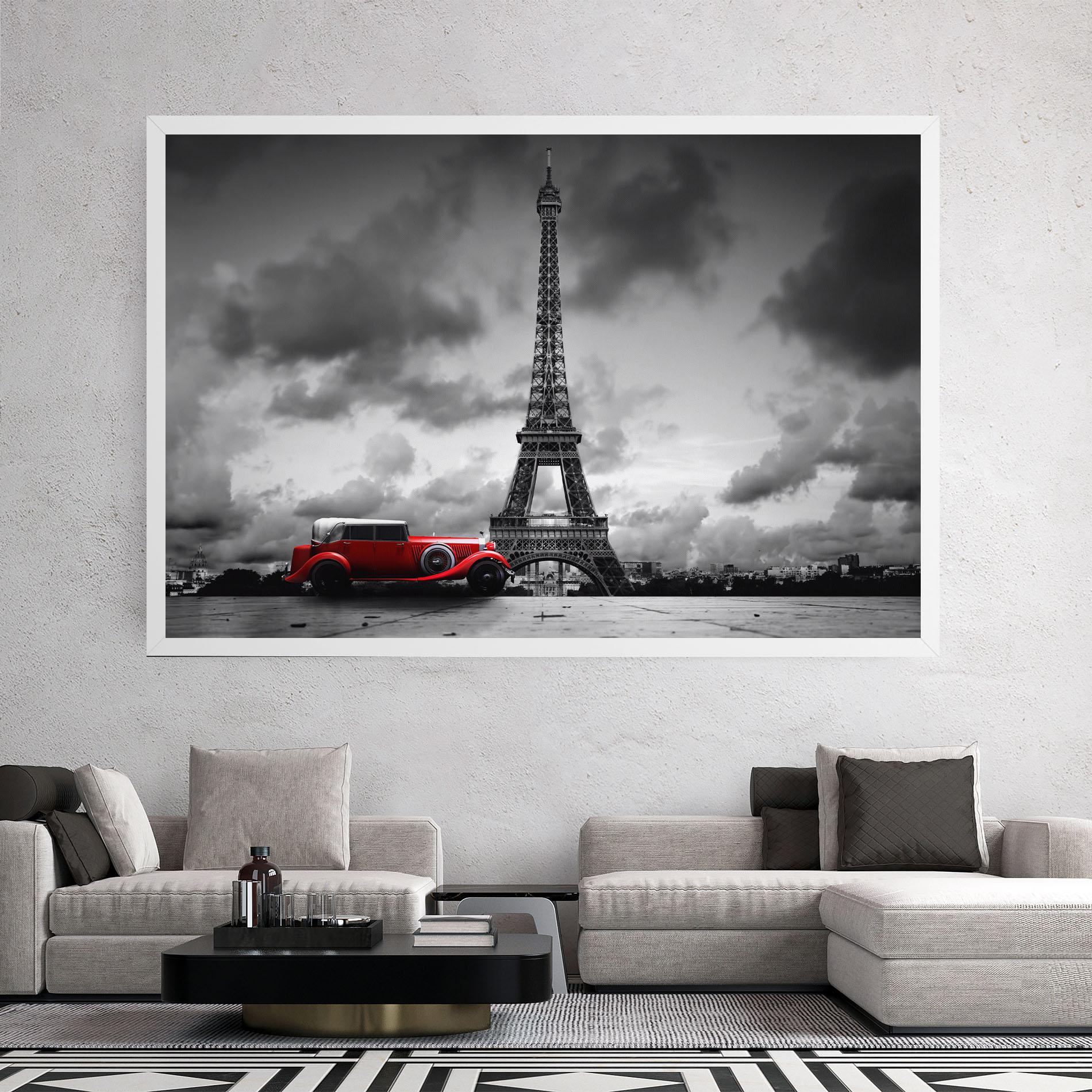 Leinwandbild Vintage Paris mockup 2