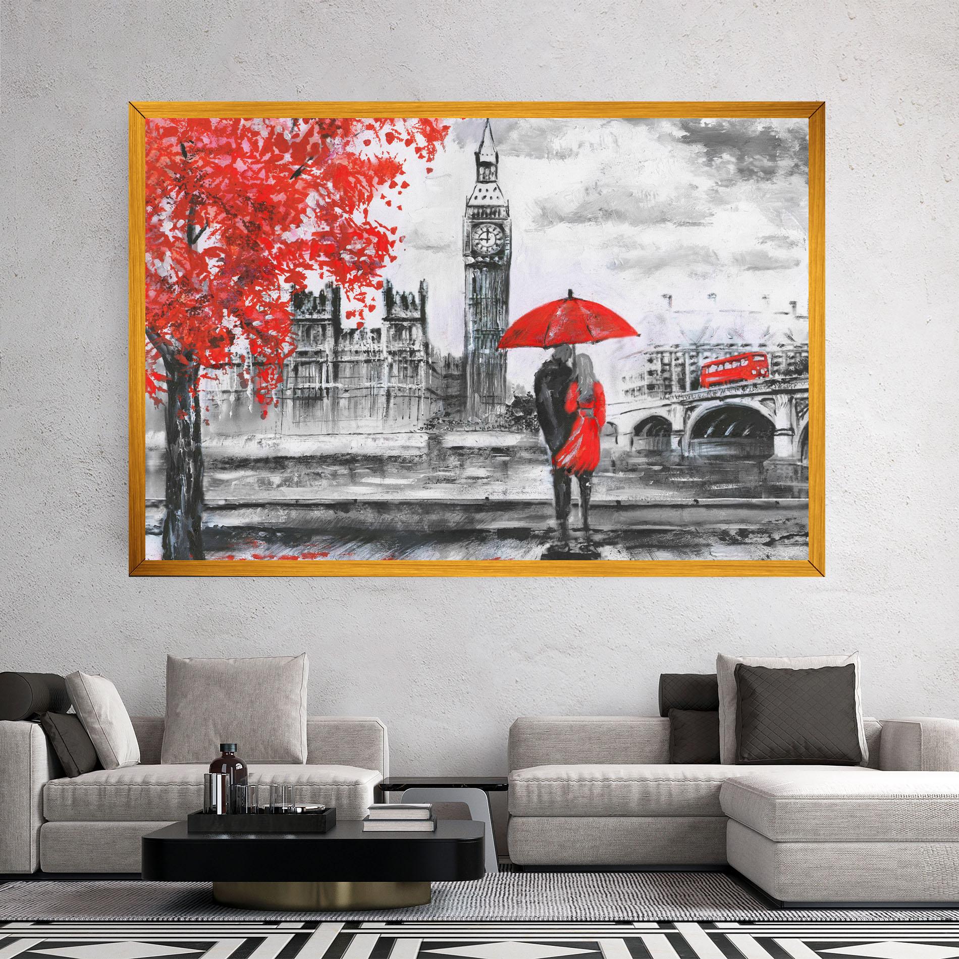 Leinwandbild London Love mockup 2