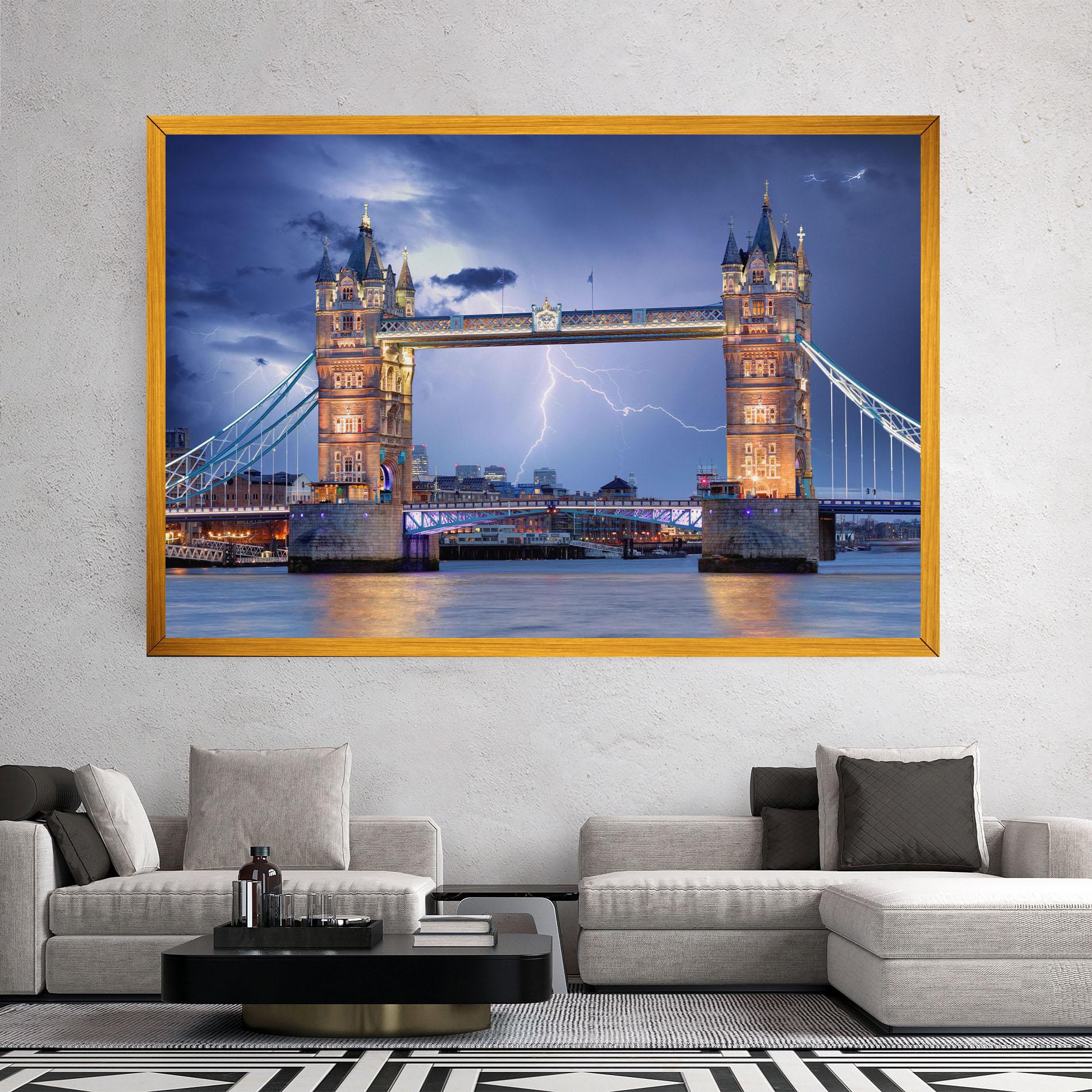 Leinwandbild London Tower Bridge mockup 2