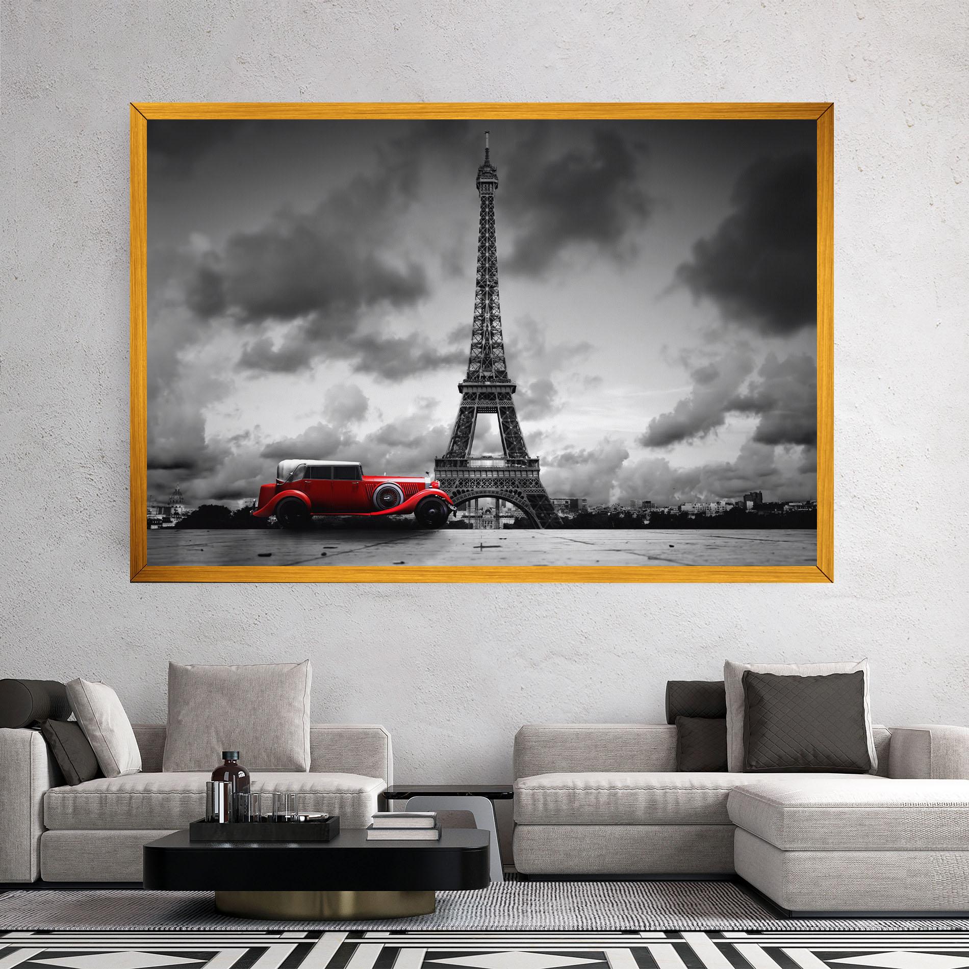Leinwandbild Vintage Paris mockup 2