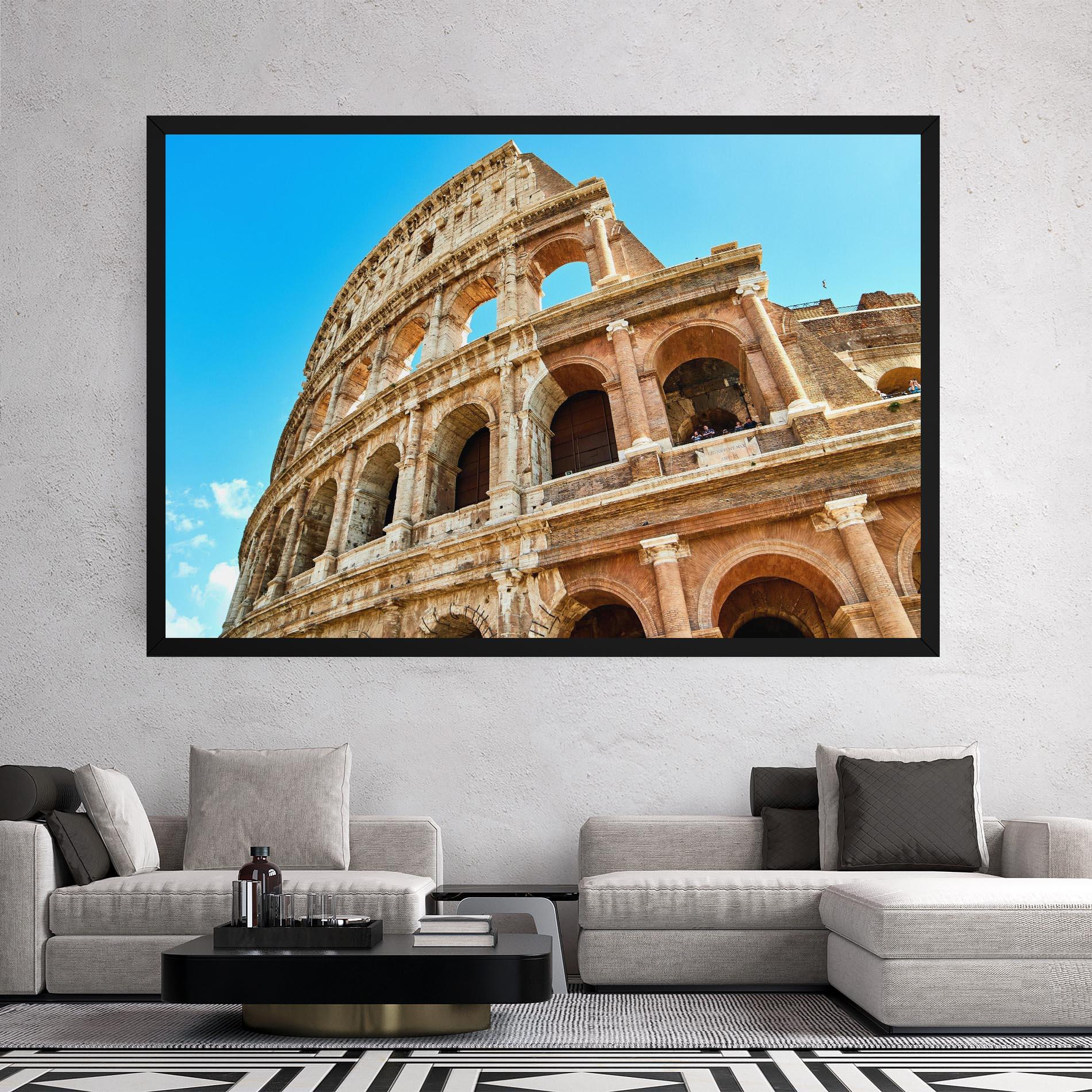 Leinwandbild Close Colosseum mockup 2