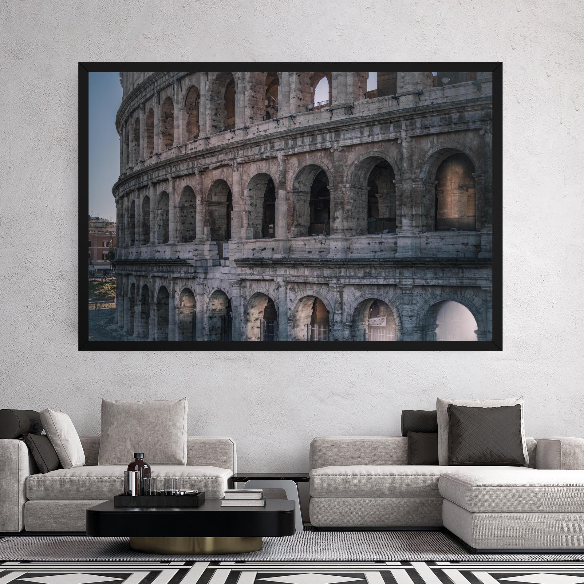 Leinwandbild Colosseum Roma mockup 2
