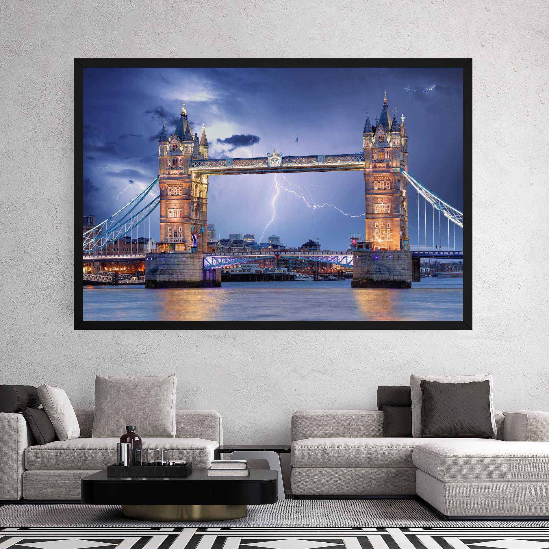 Leinwandbild London Tower Bridge mockup 2