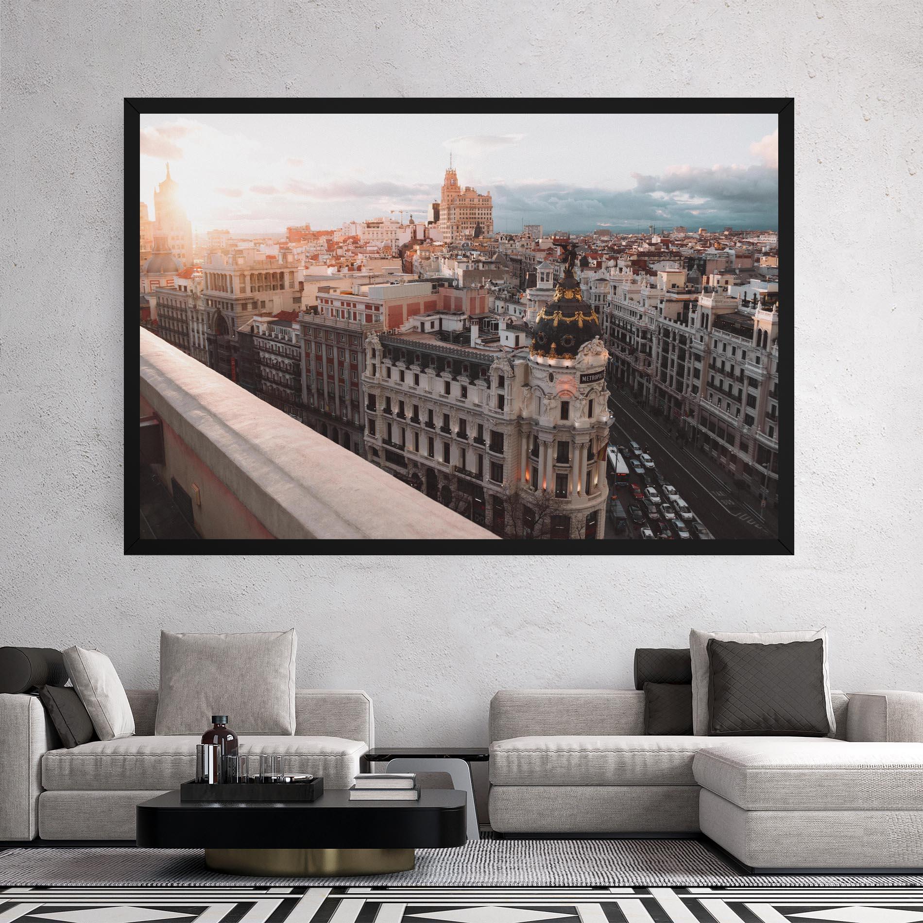 Leinwandbild Spain Sunrise mockup 2