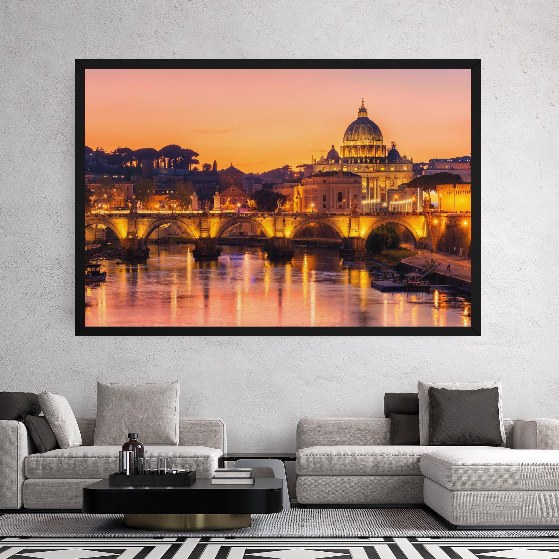 Leinwandbild St Peter Basilica mockup 2