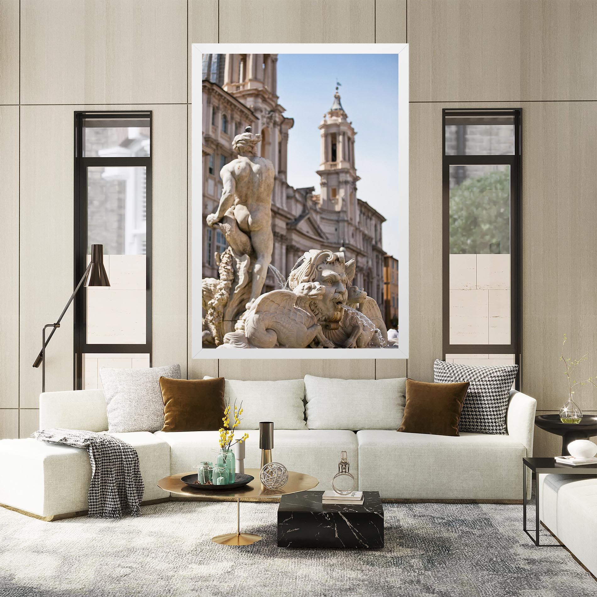 Baroque Statue Italy mockup 2