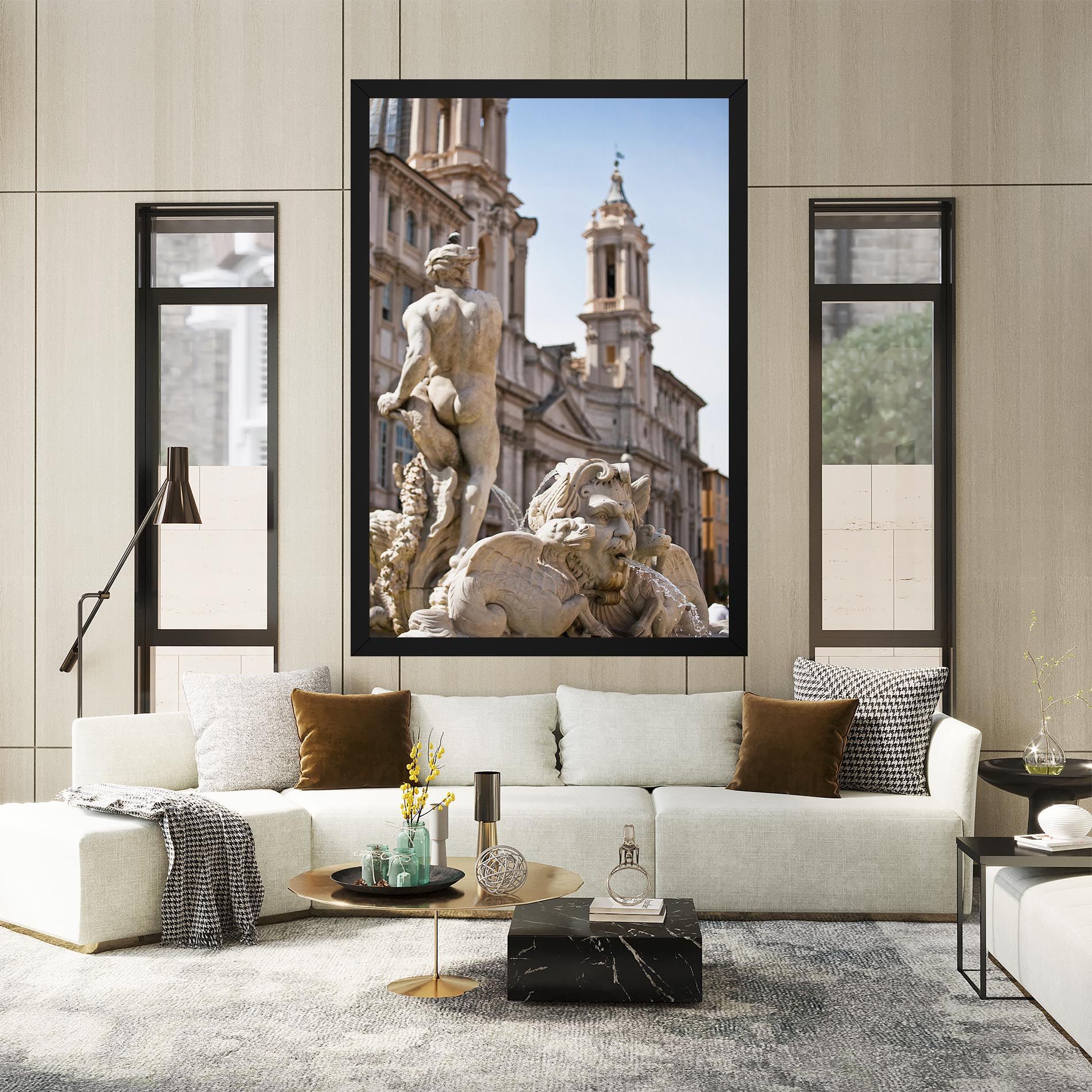 Baroque Statue Italy mockup 2
