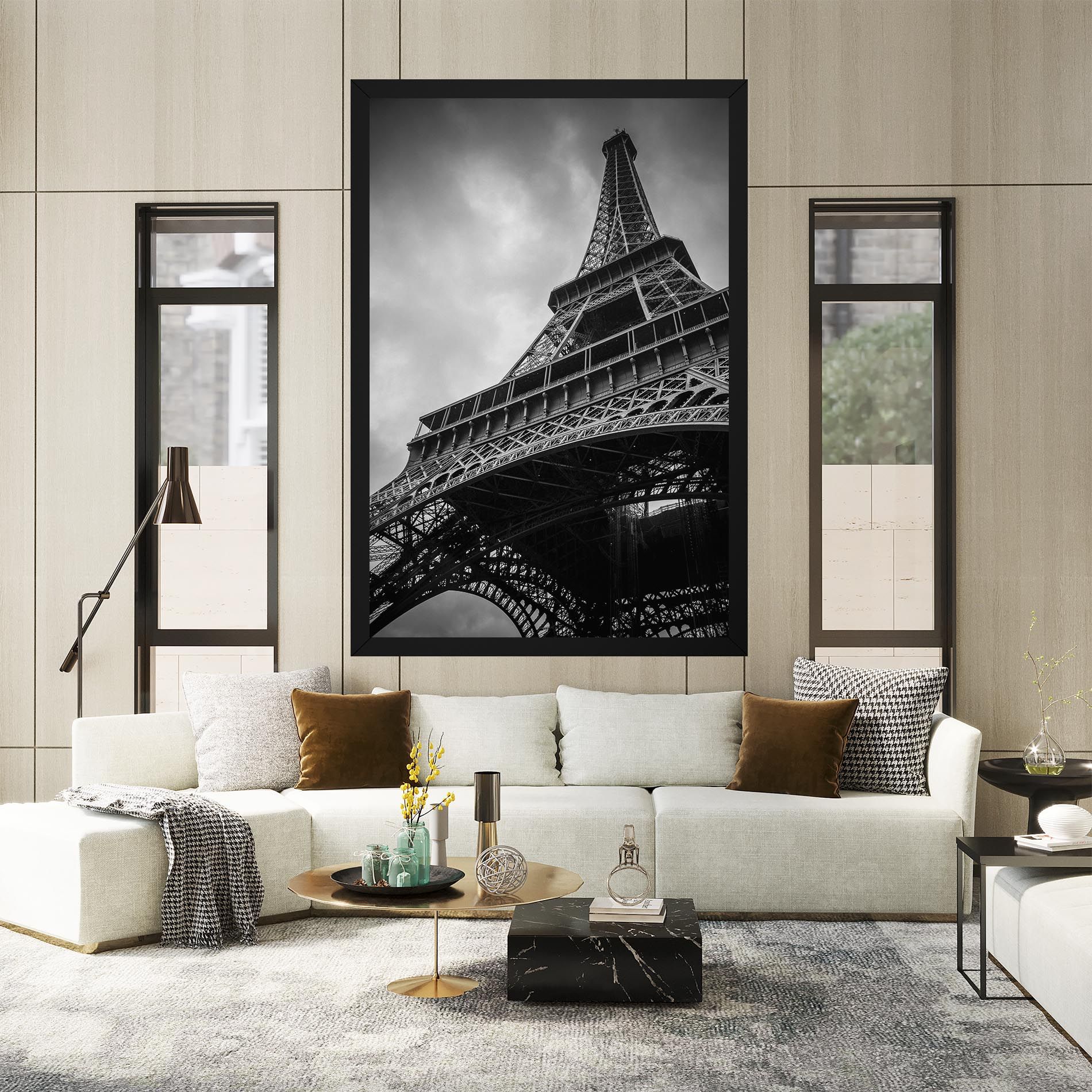 Eiffel Grey Tower mockup 2