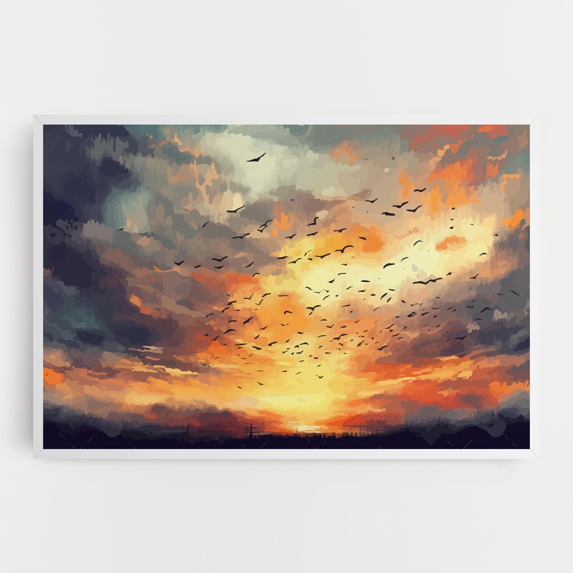 Leinwandbild Majestic Sunset mockup 0