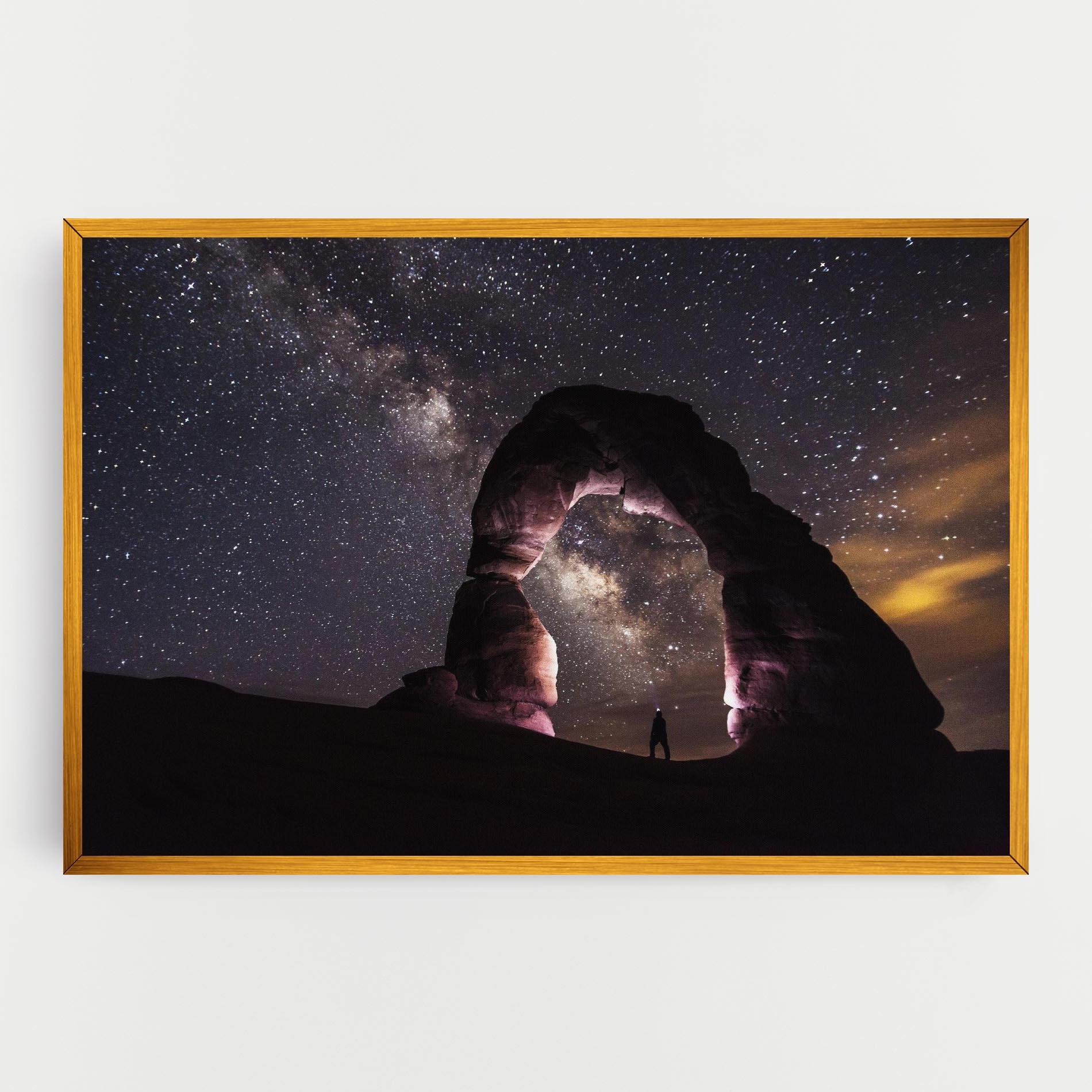 Leinwandbild Stars Landscape mockup 0