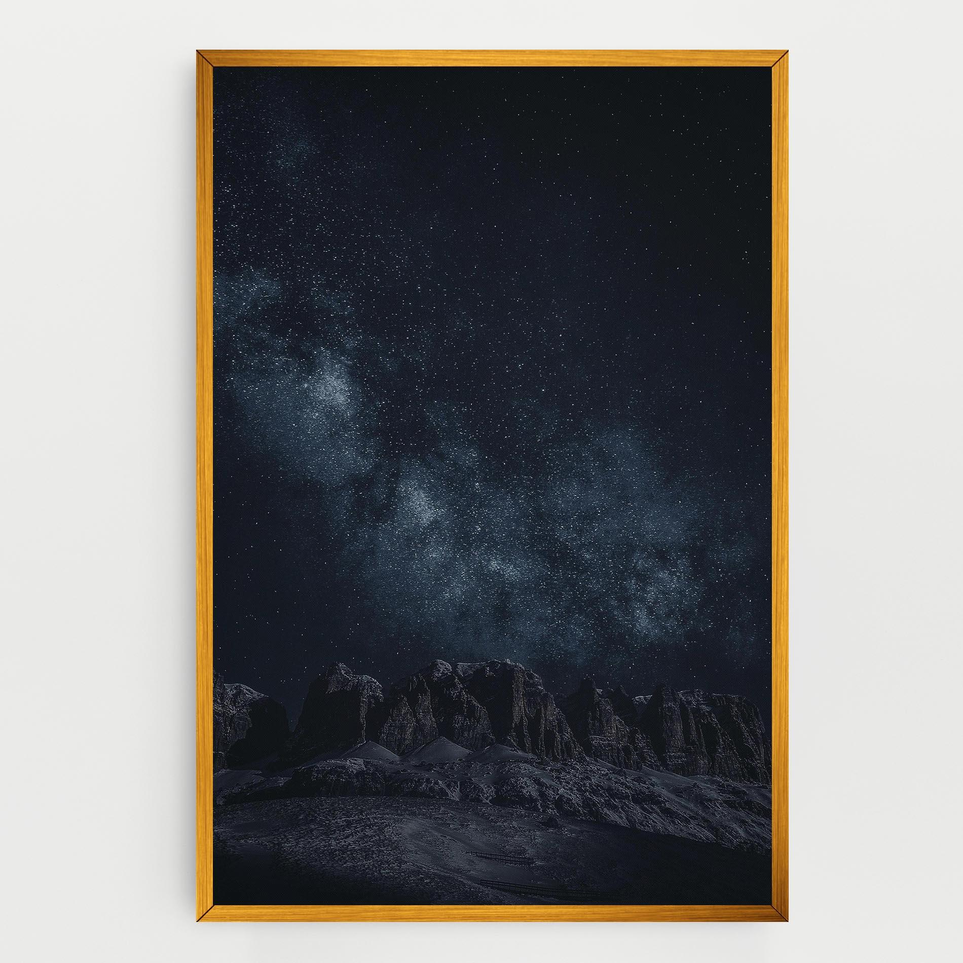 Leinwandbild Galactic Sky mockup 0
