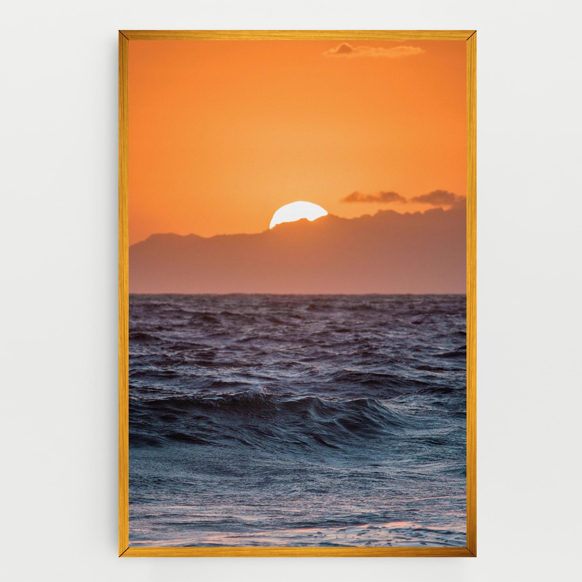 Leinwandbild Morning Waves mockup 0