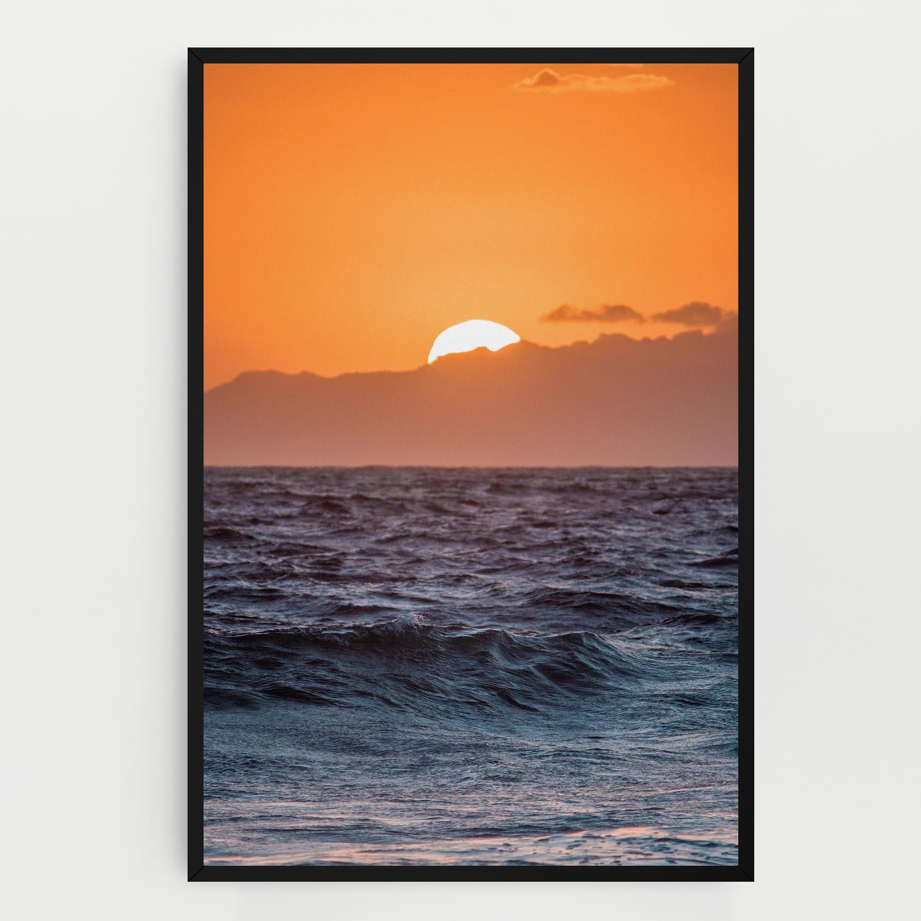 Leinwandbild Morning Waves mockup 0
