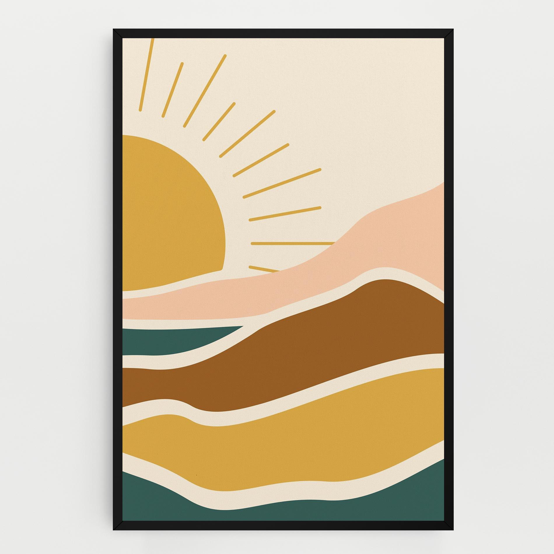Leinwandbild Sunset Connection 02 mockup 0