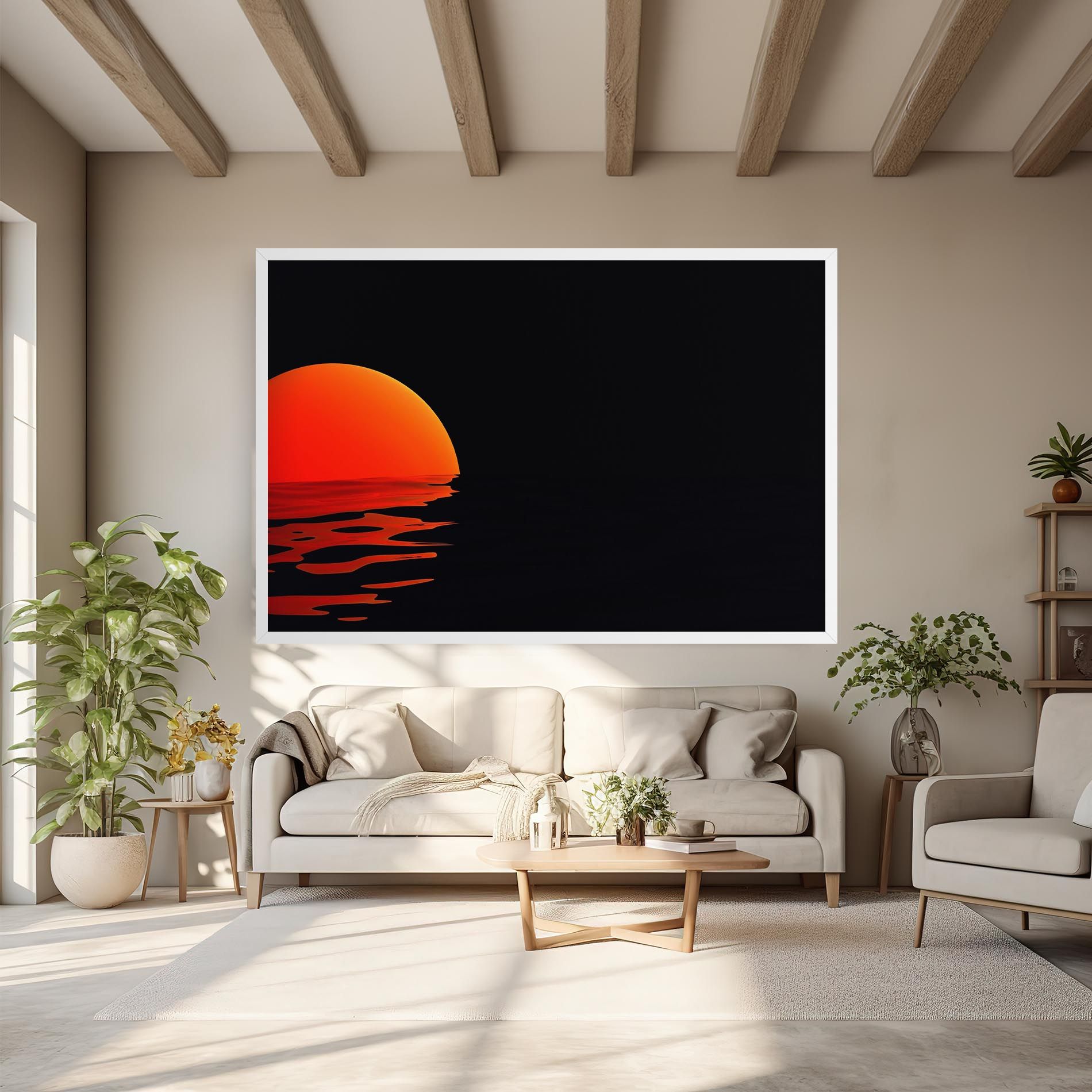Red Evening Sunset mockup 6