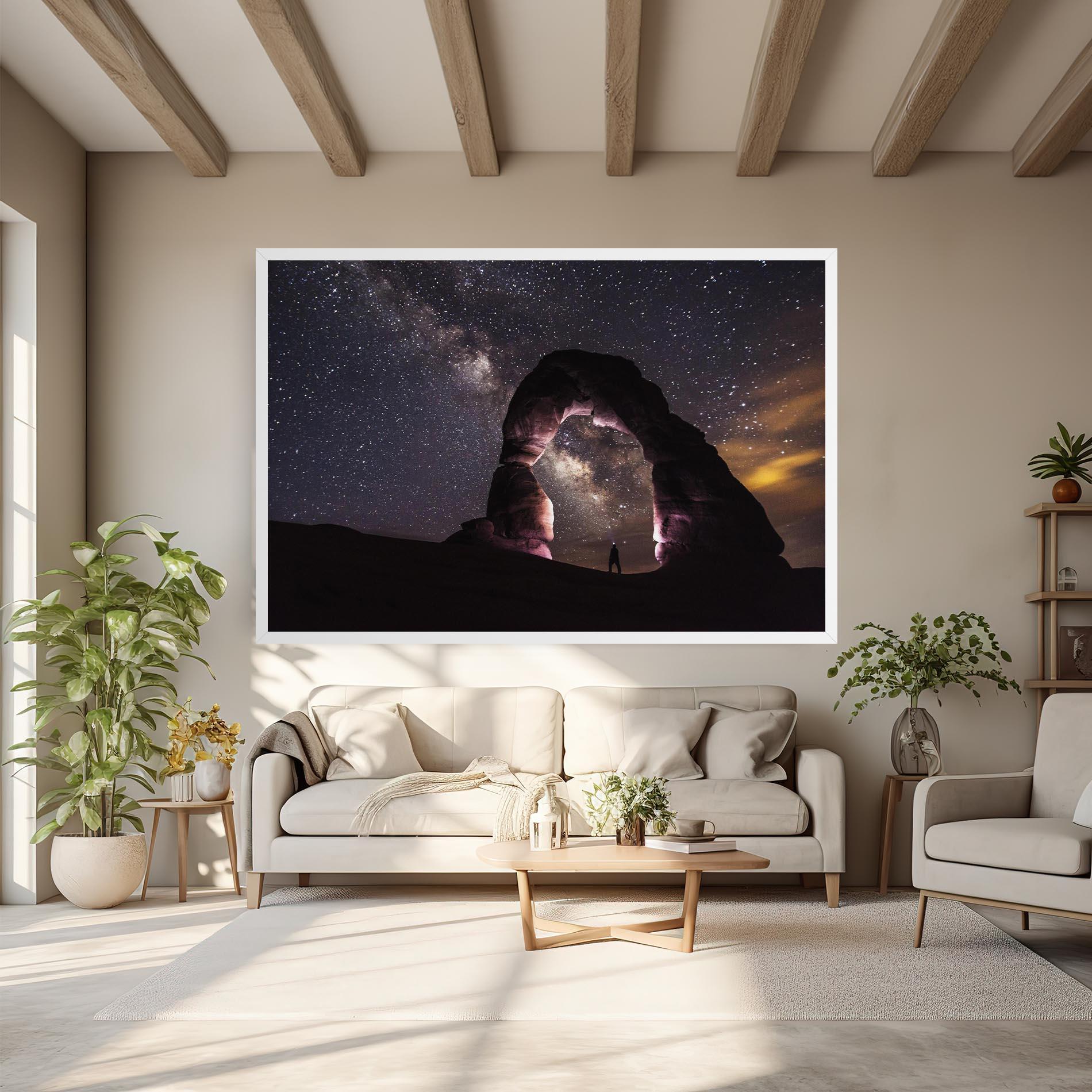 Leinwandbild Stars Landscape mockup 6