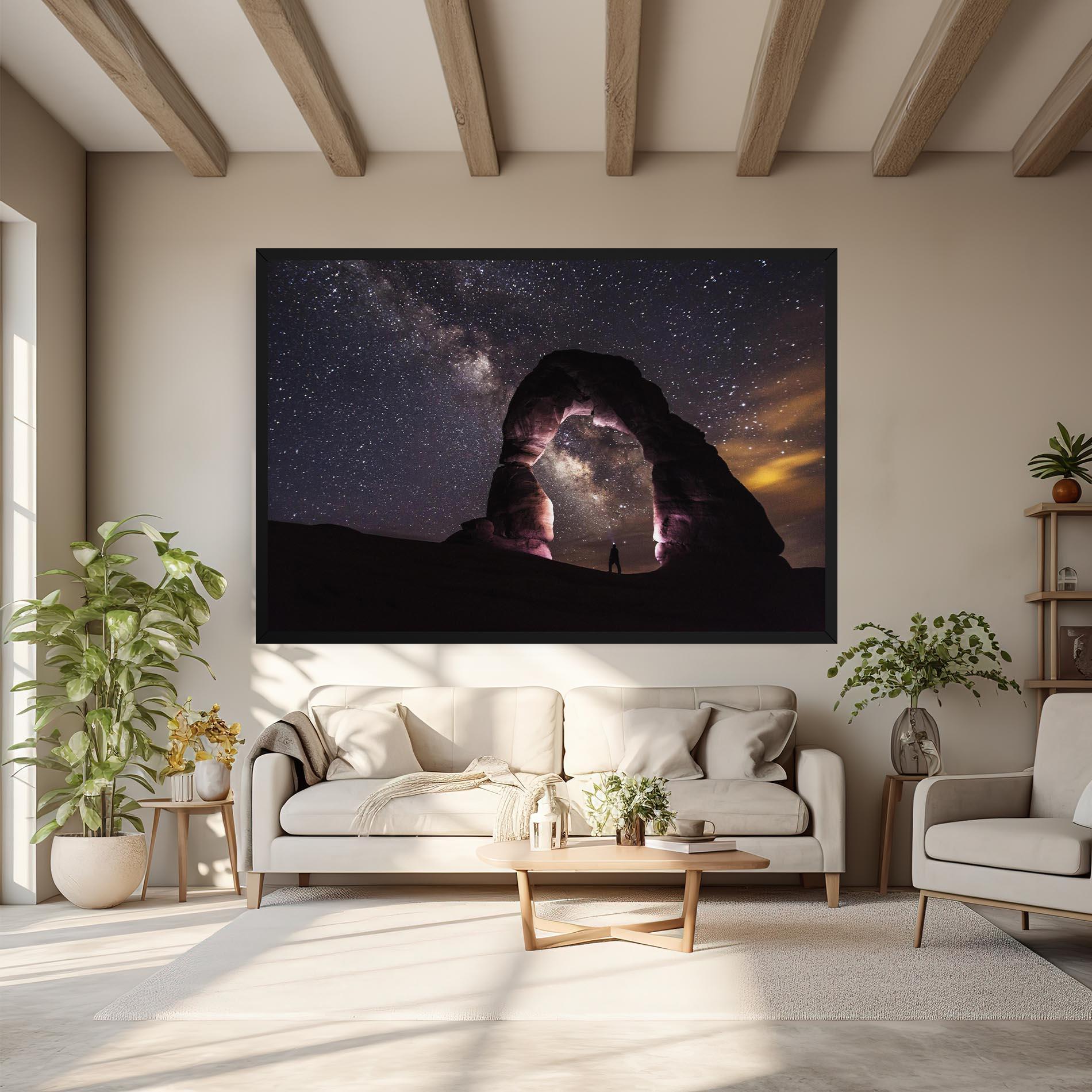 Leinwandbild Stars Landscape mockup 6