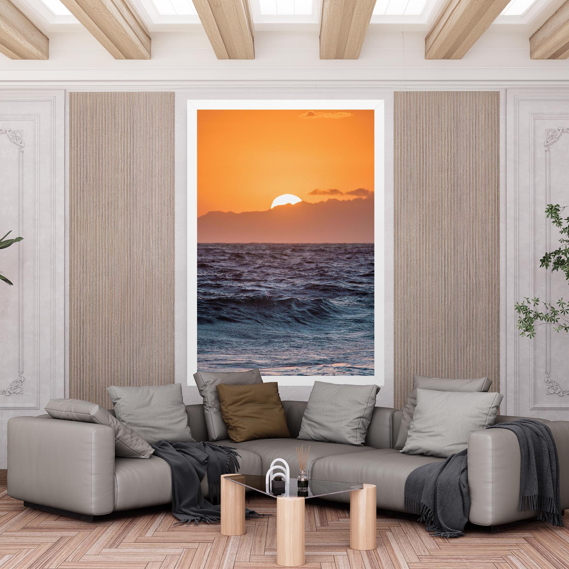 Leinwandbild Morning Waves mockup 6