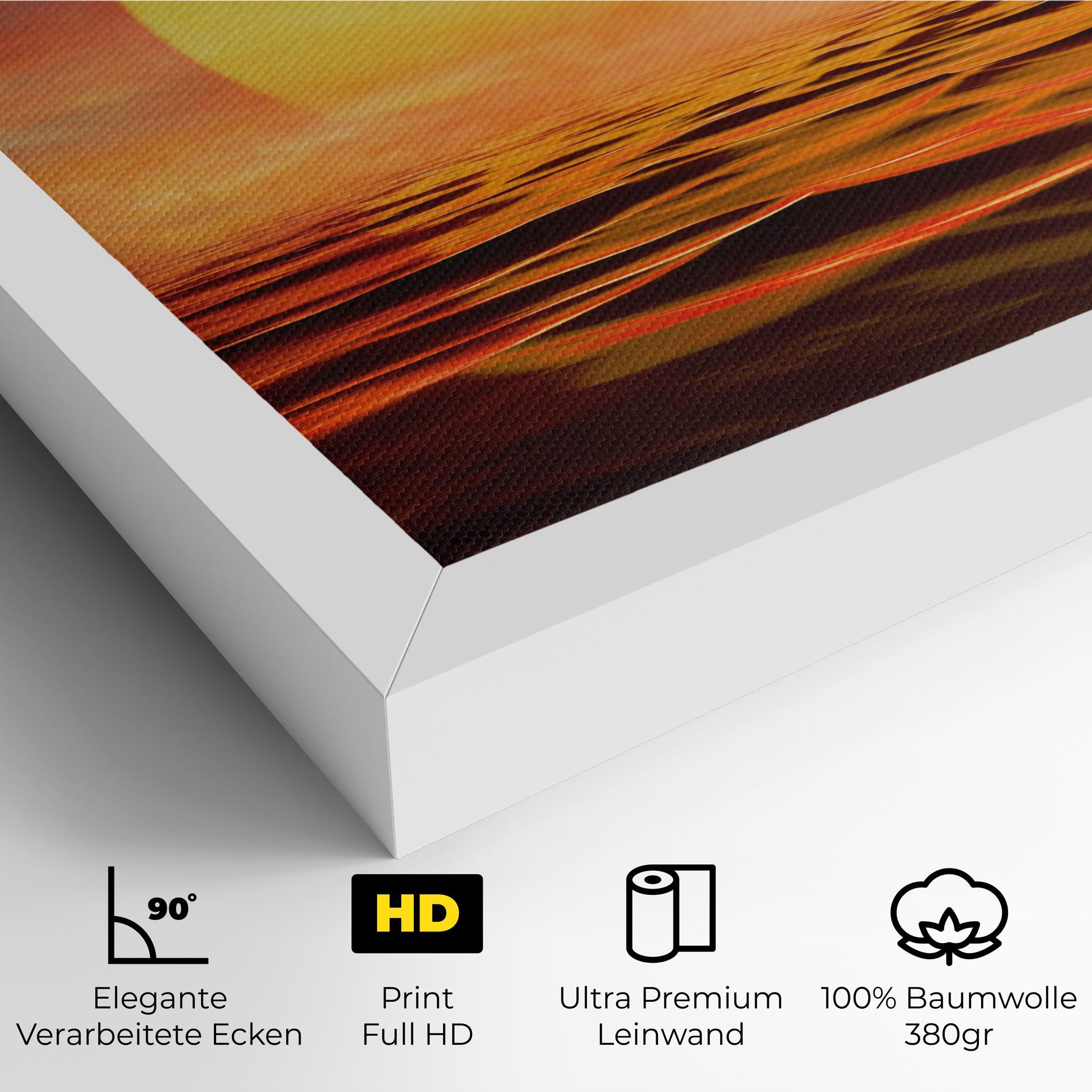 Leinwandbild Clouds Reflection Sky mockup 4