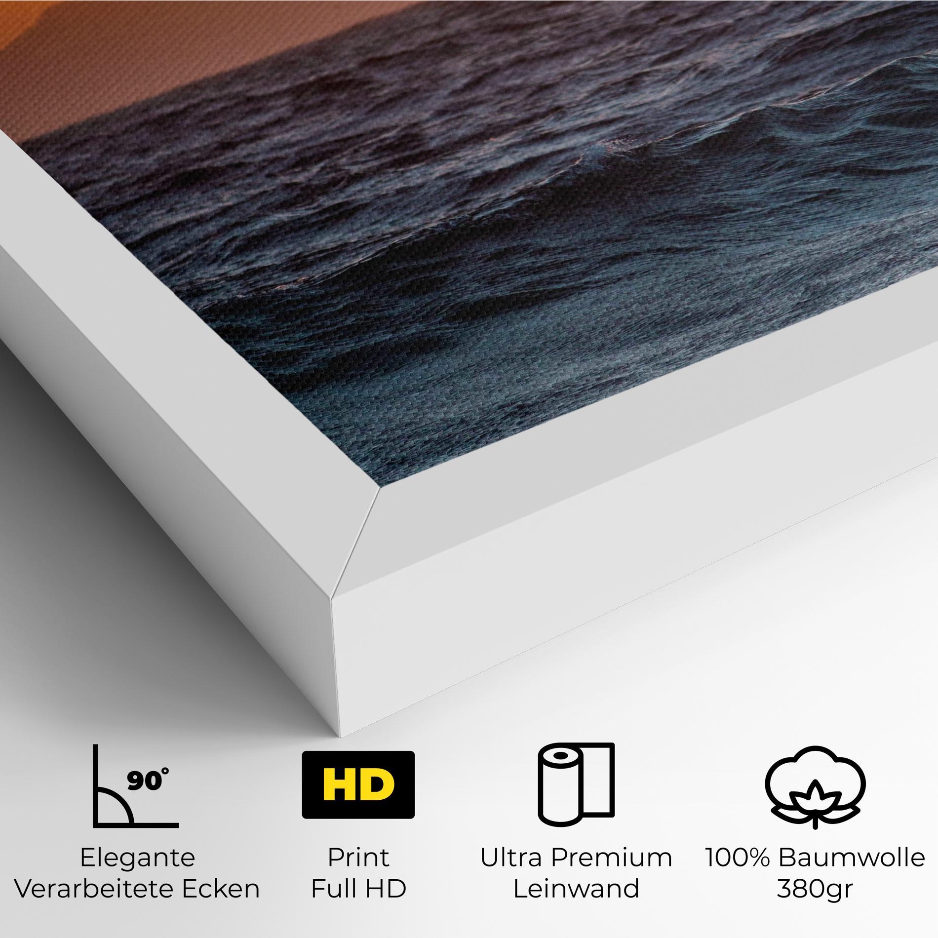 Leinwandbild Morning Waves mockup 4