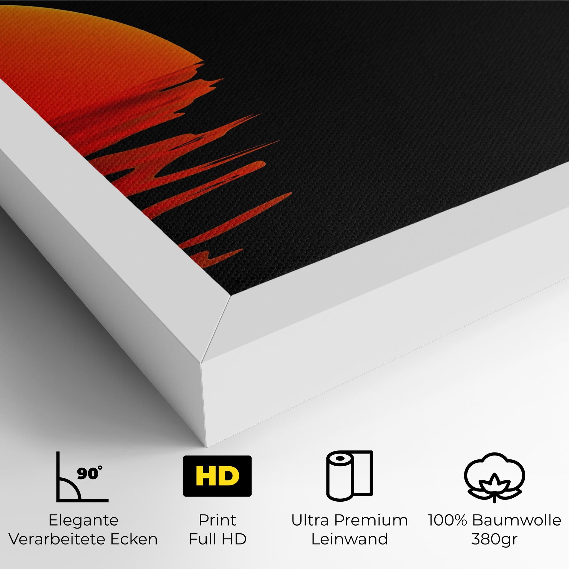 Red Evening Sunset mockup 4