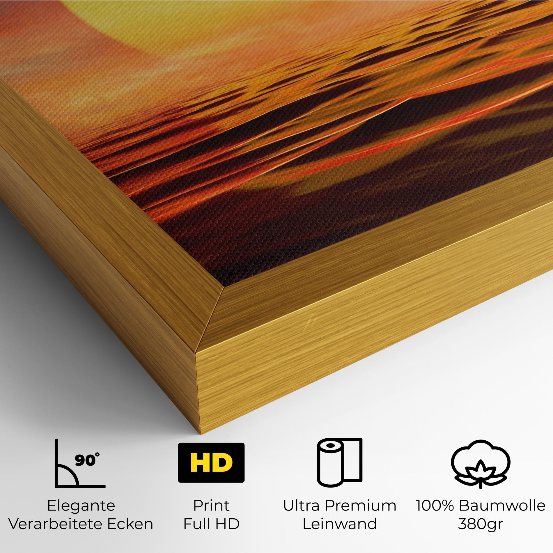 Leinwandbild Clouds Reflection Sky mockup 4