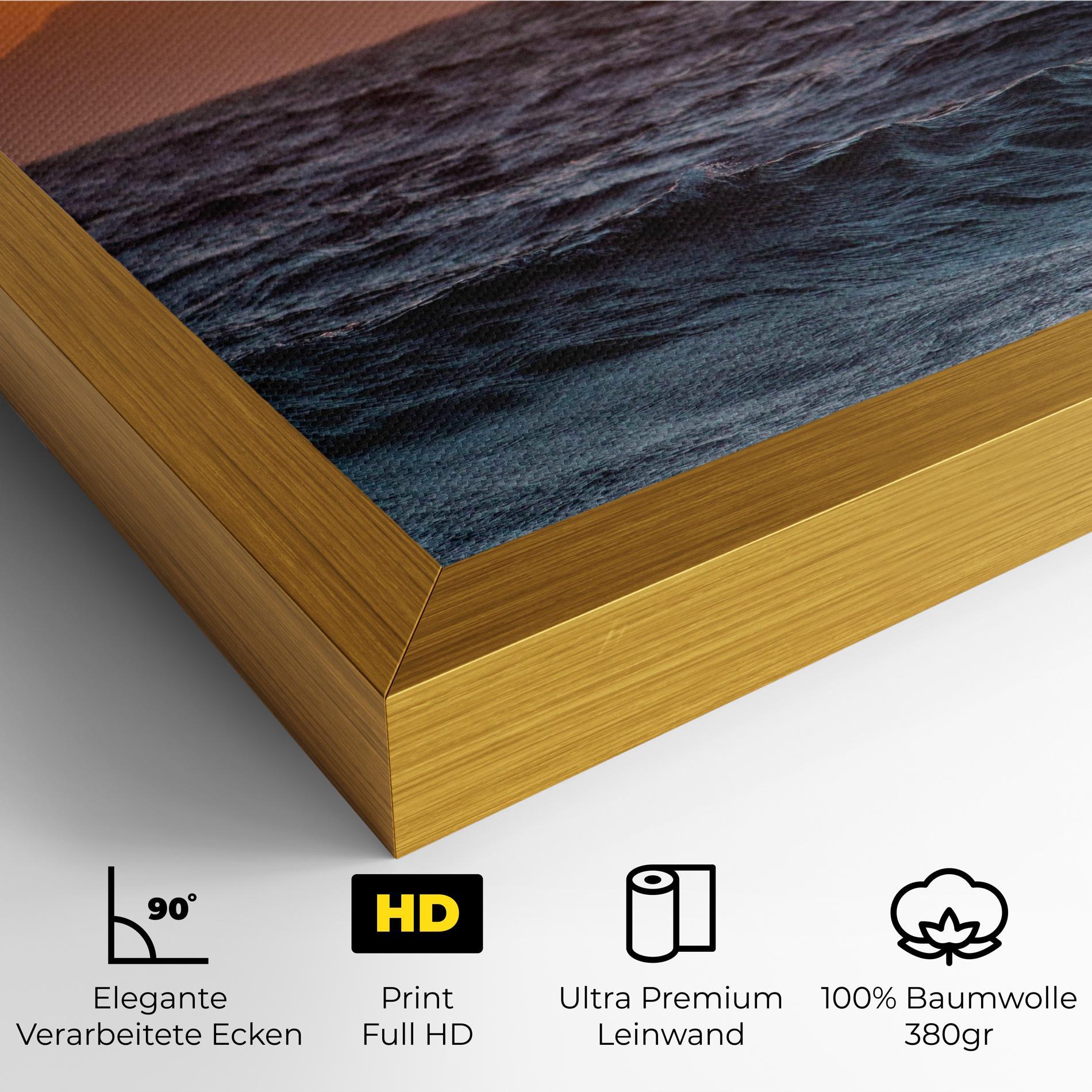 Leinwandbild Morning Waves mockup 4