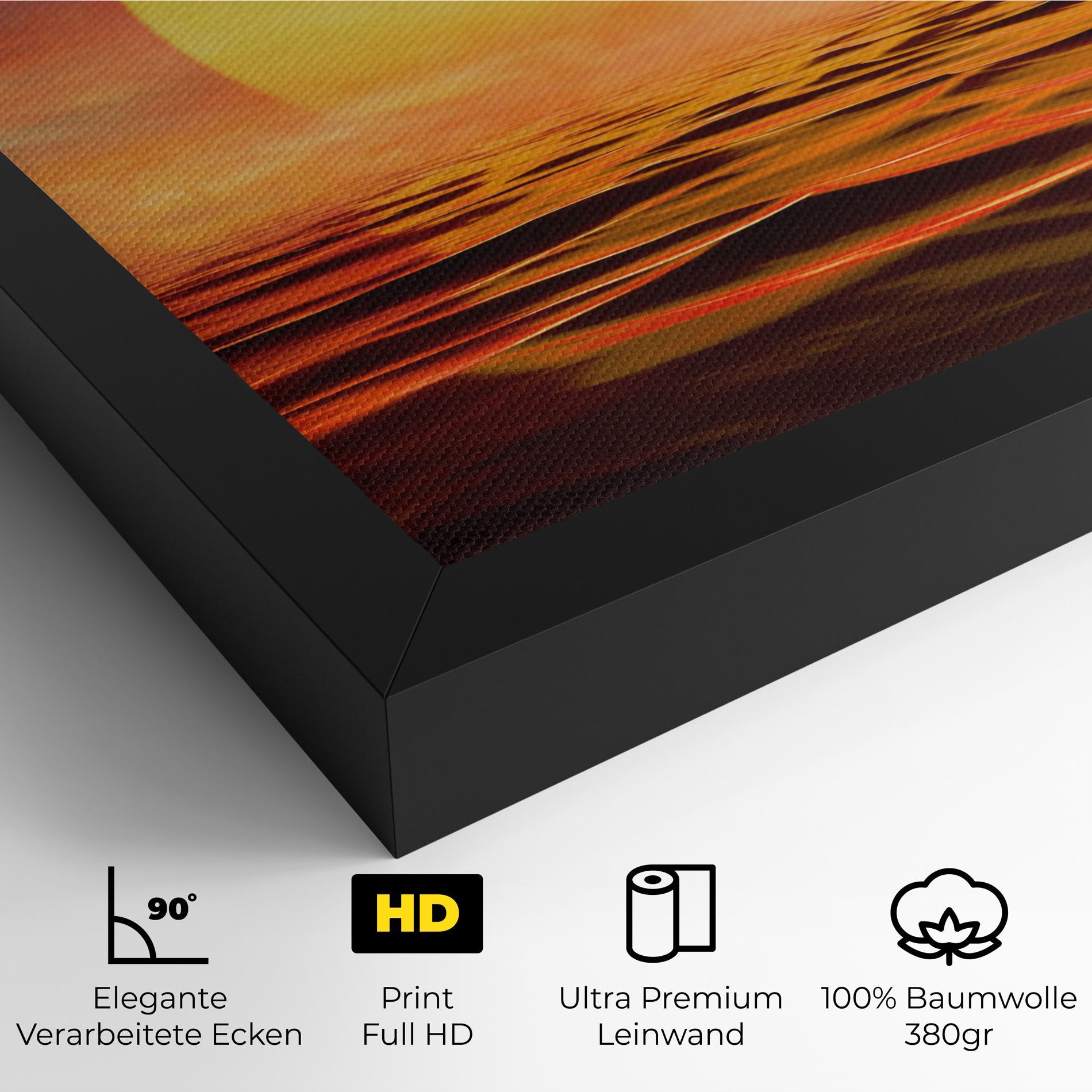 Leinwandbild Clouds Reflection Sky mockup 4