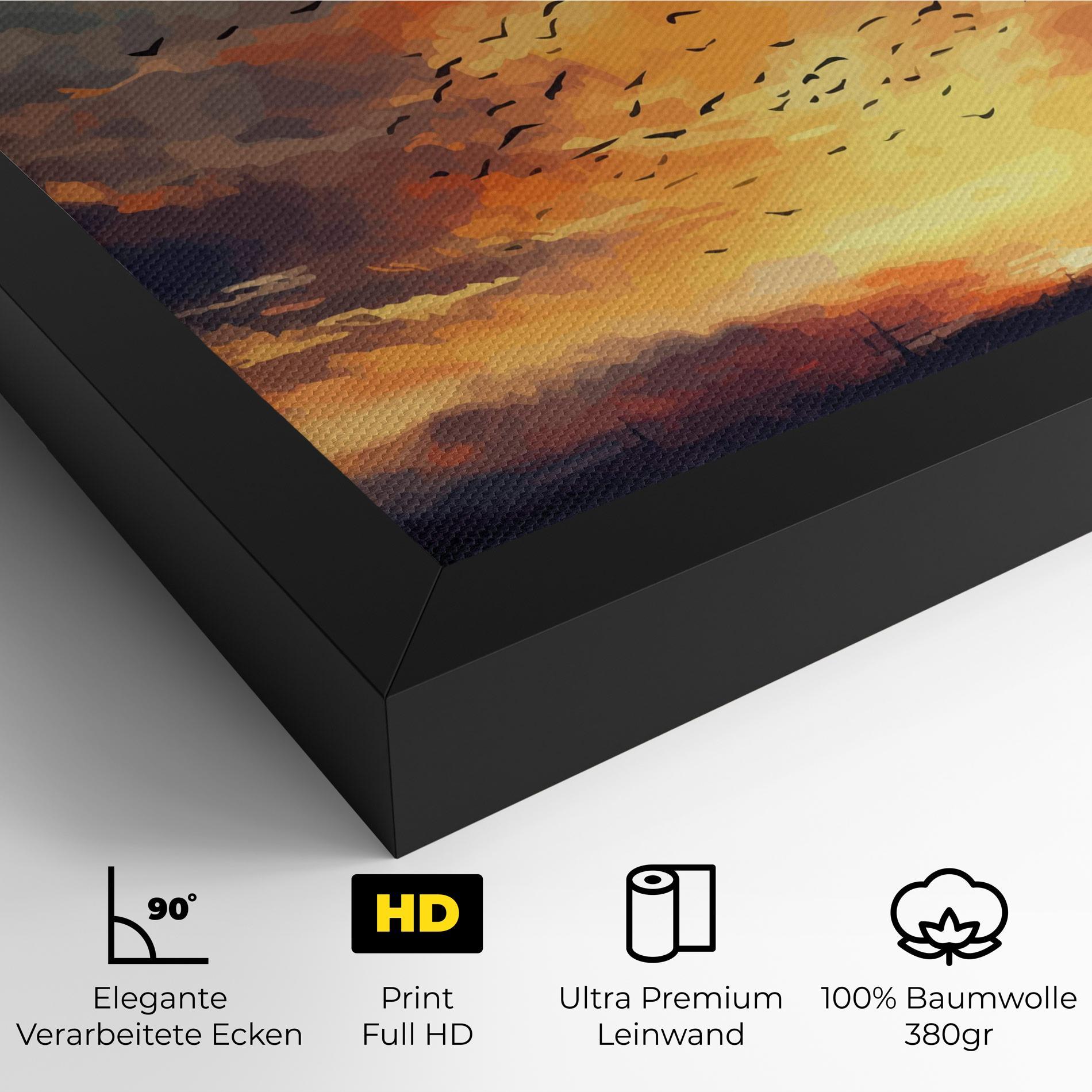 Leinwandbild Majestic Sunset mockup 4