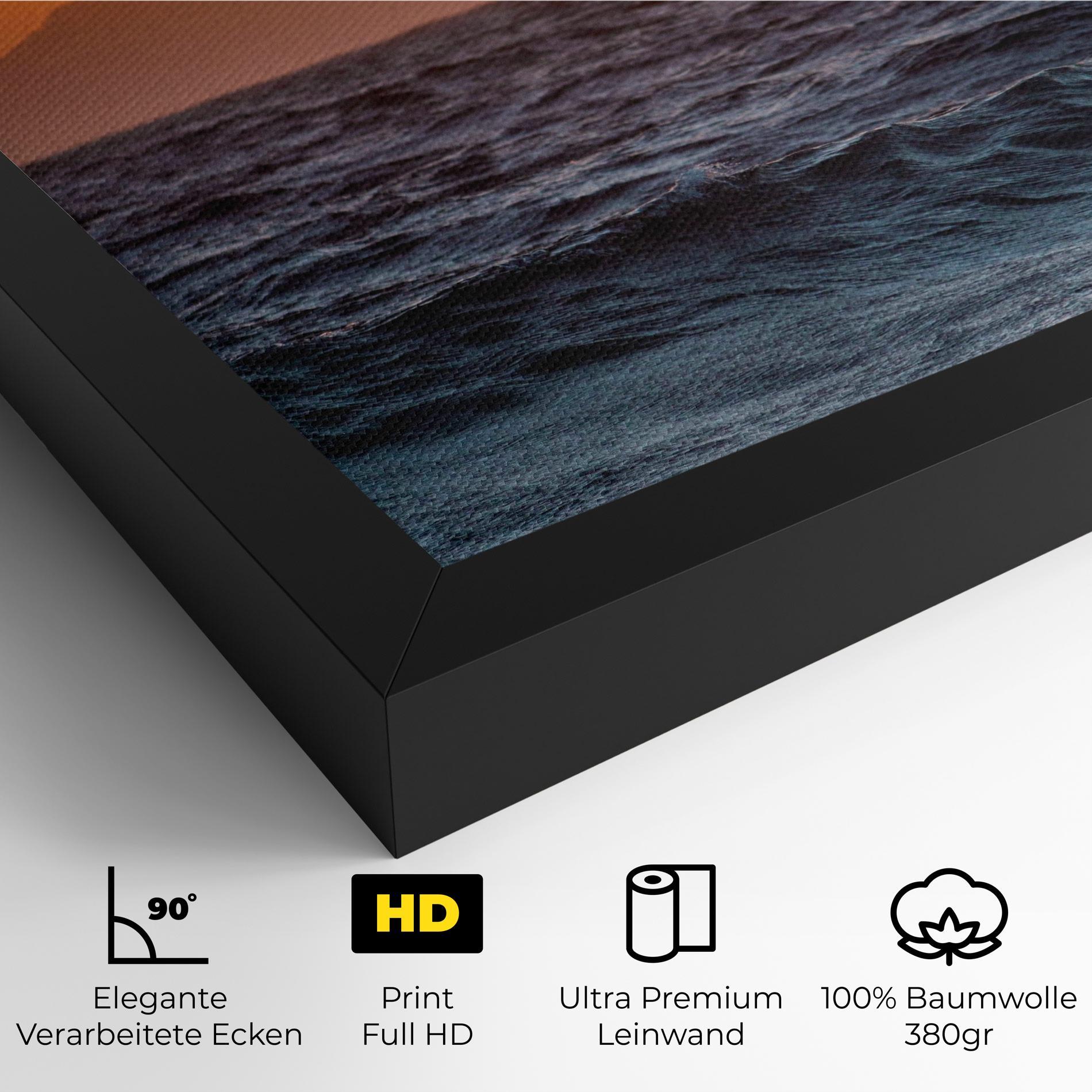 Leinwandbild Morning Waves mockup 4