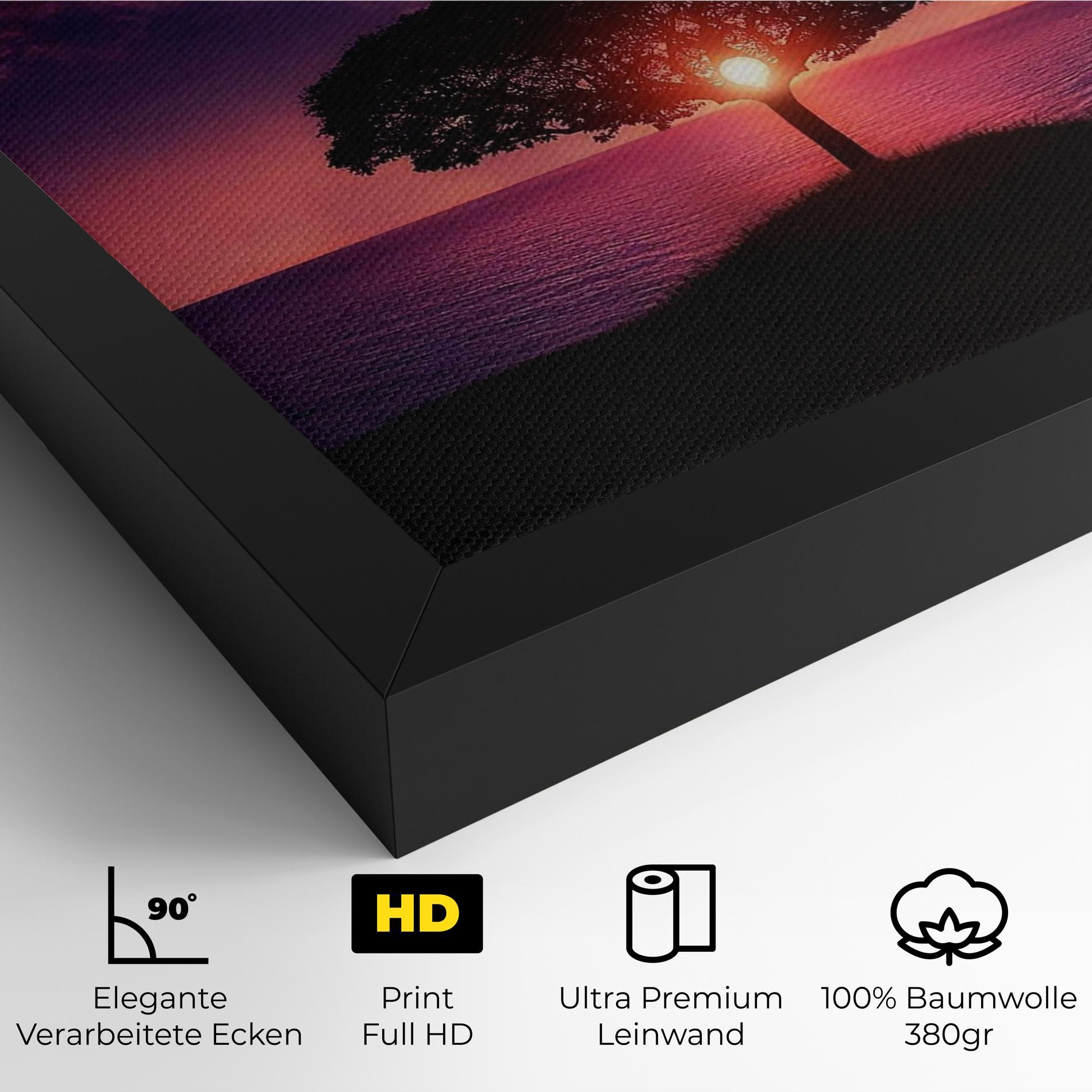 Leinwandbild Sun Tree mockup 4