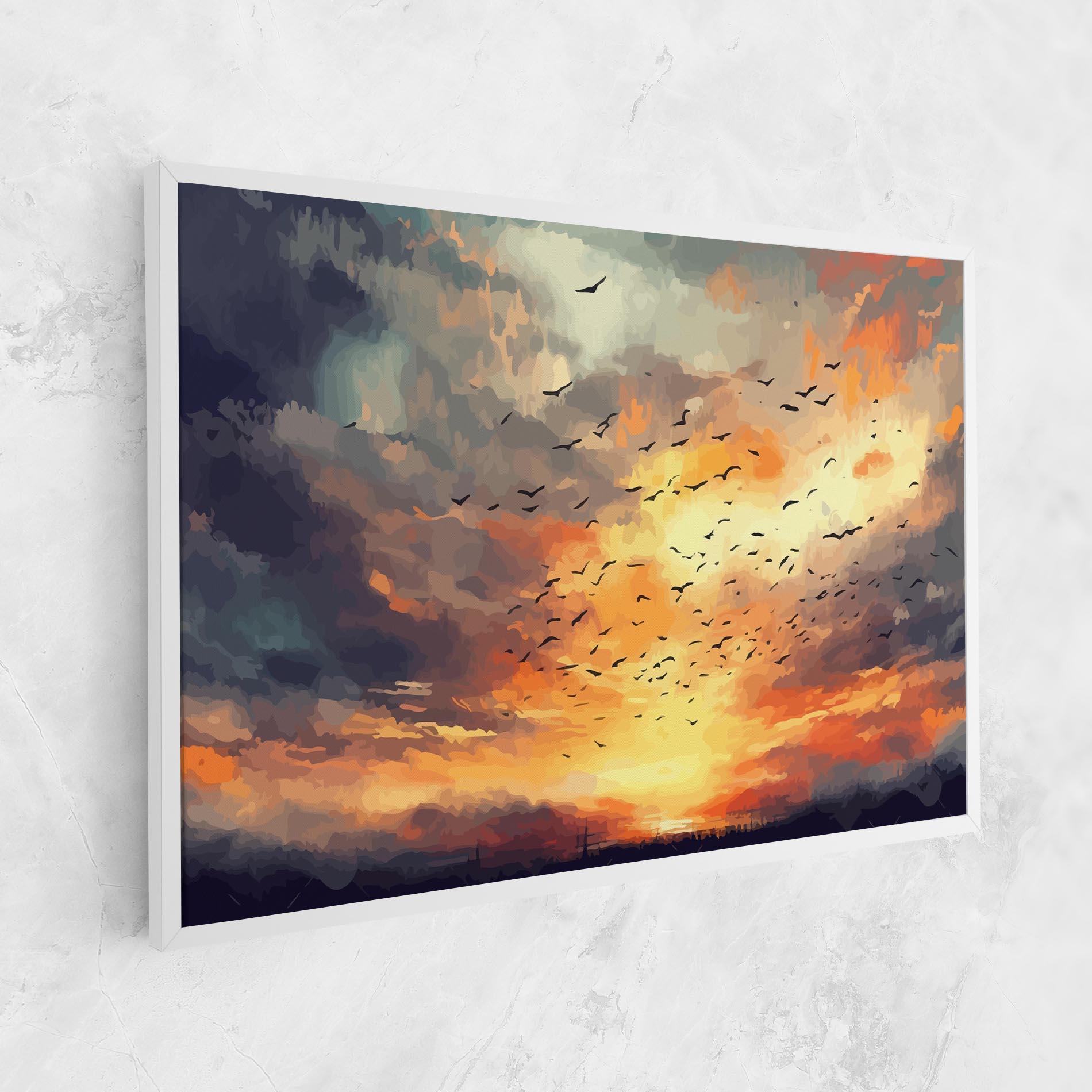 Leinwandbild Majestic Sunset mockup 1