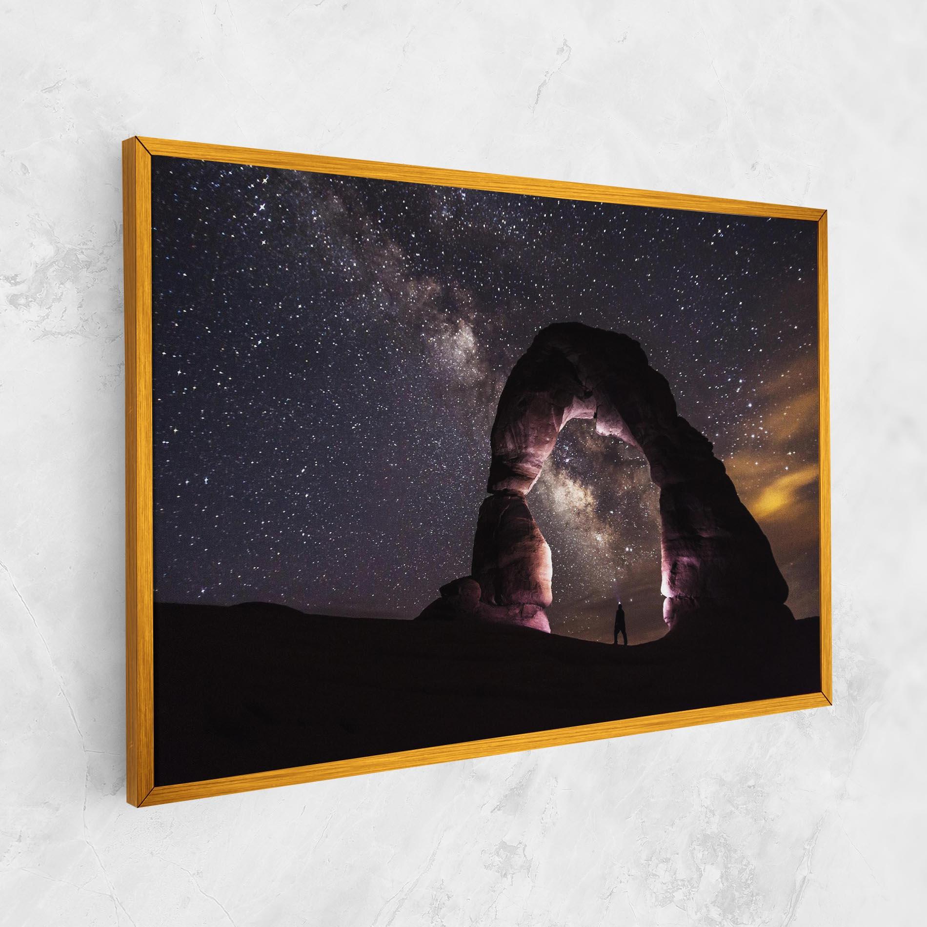 Leinwandbild Stars Landscape mockup 1