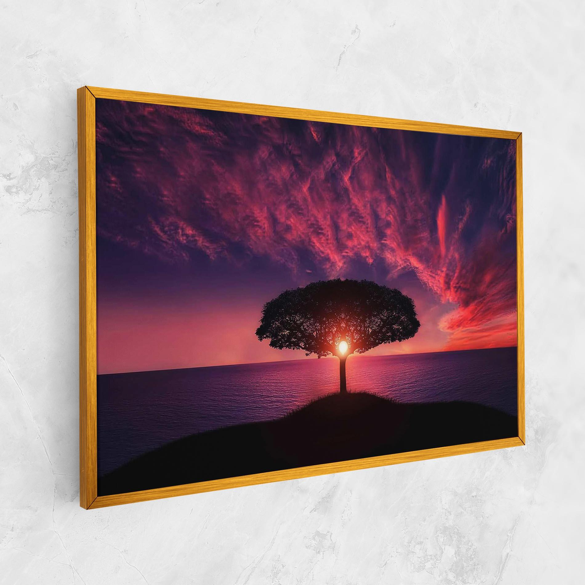 Leinwandbild Sun Tree mockup 1