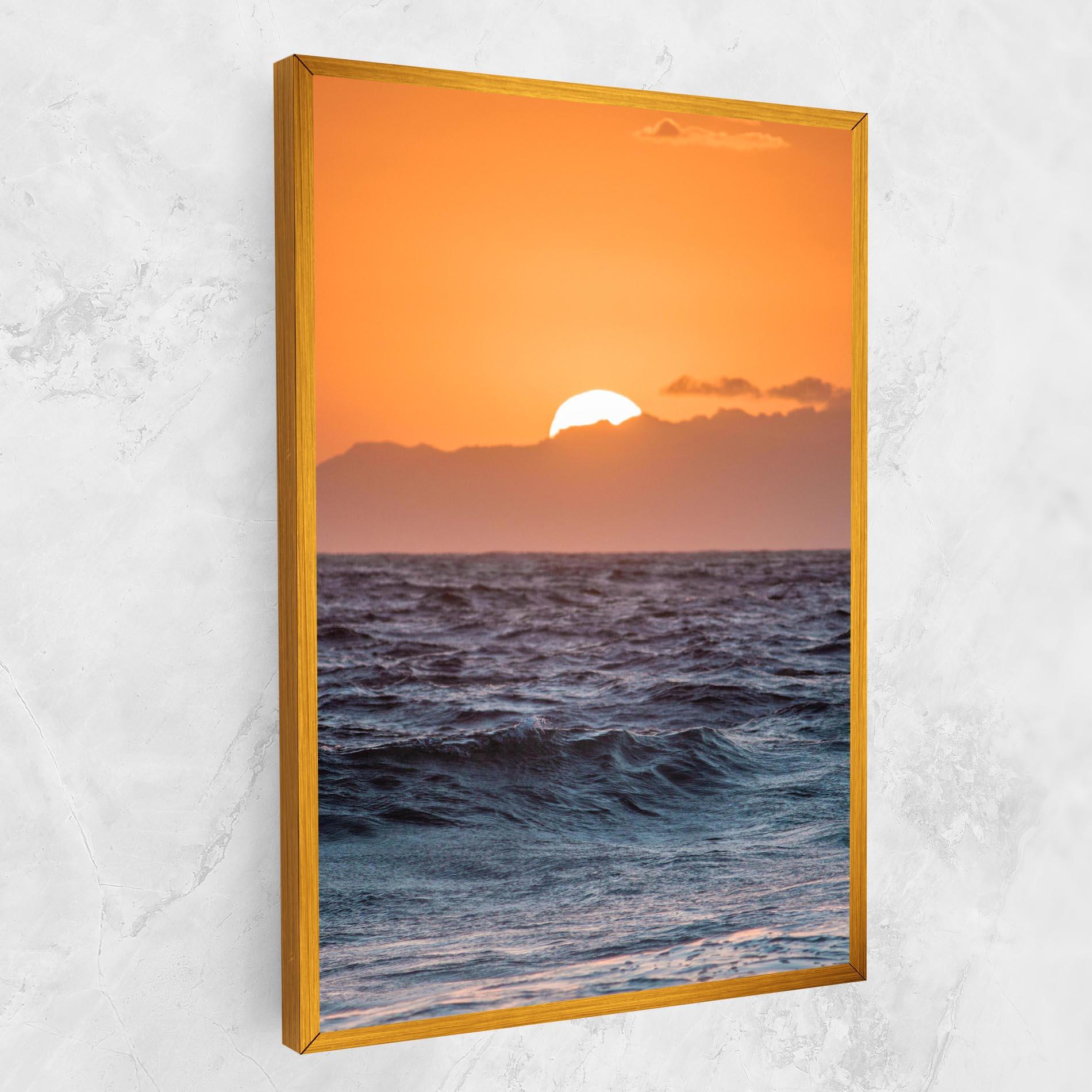 Leinwandbild Morning Waves mockup 1