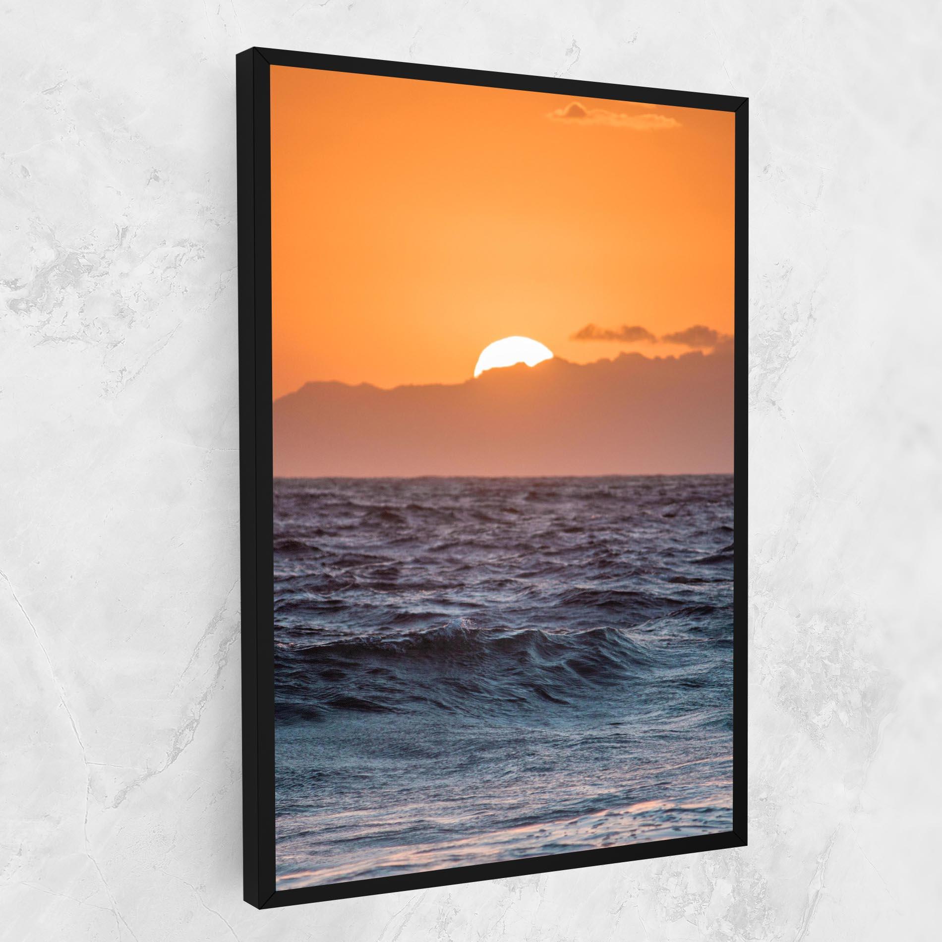 Leinwandbild Morning Waves mockup 1