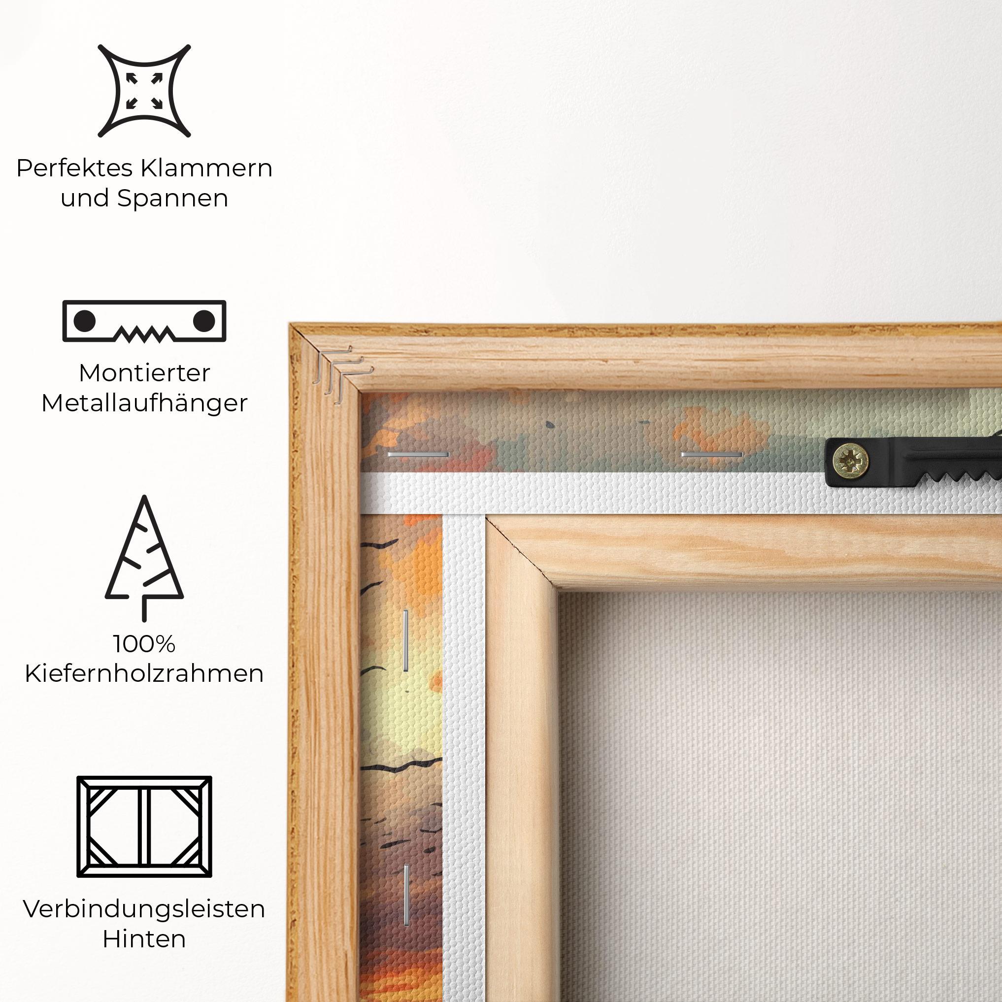 Leinwandbild Majestic Sunset mockup 5