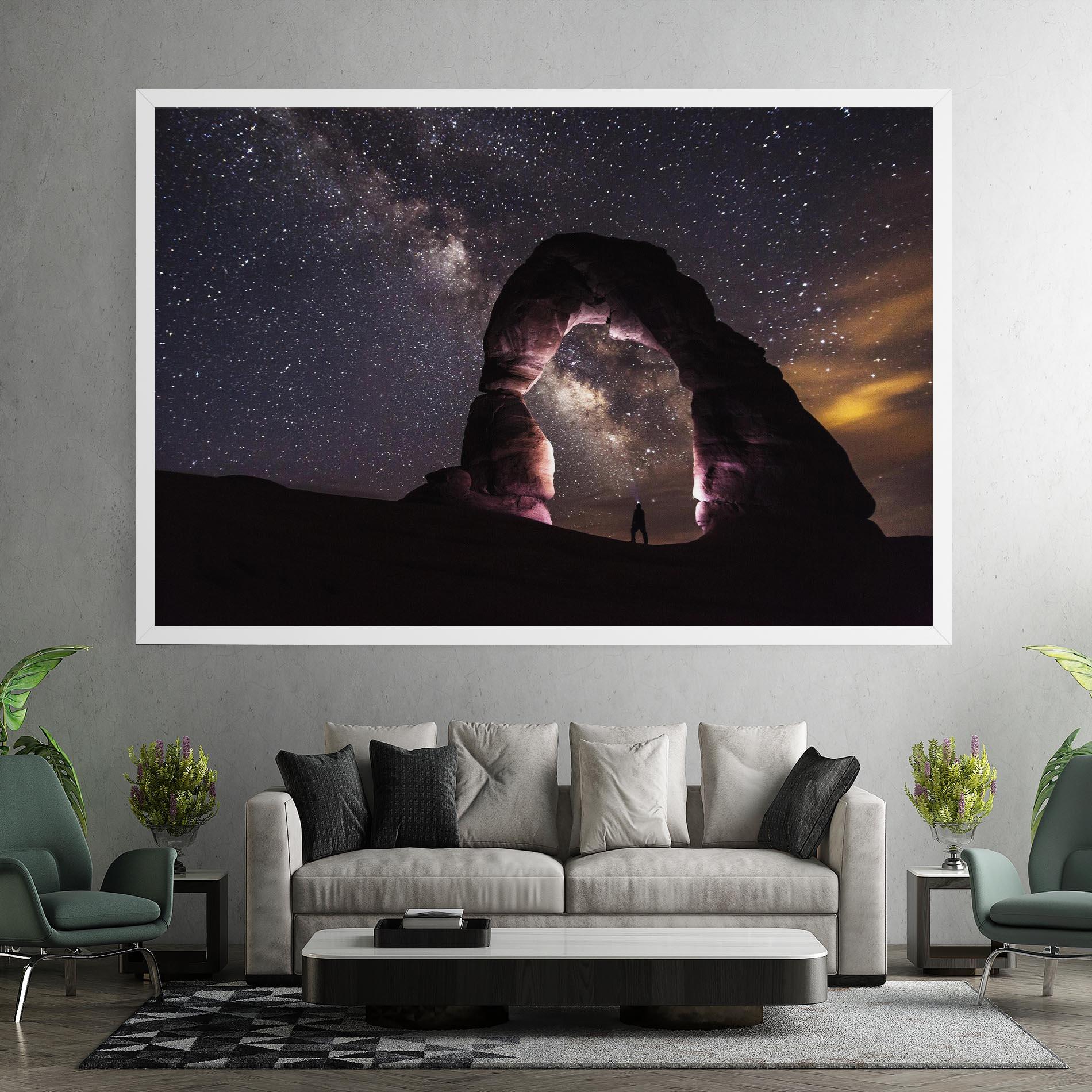 Leinwandbild Stars Landscape mockup 7
