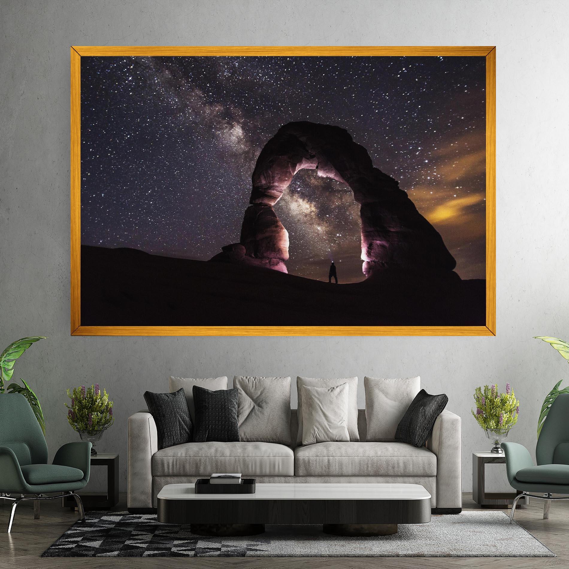 Leinwandbild Stars Landscape mockup 7