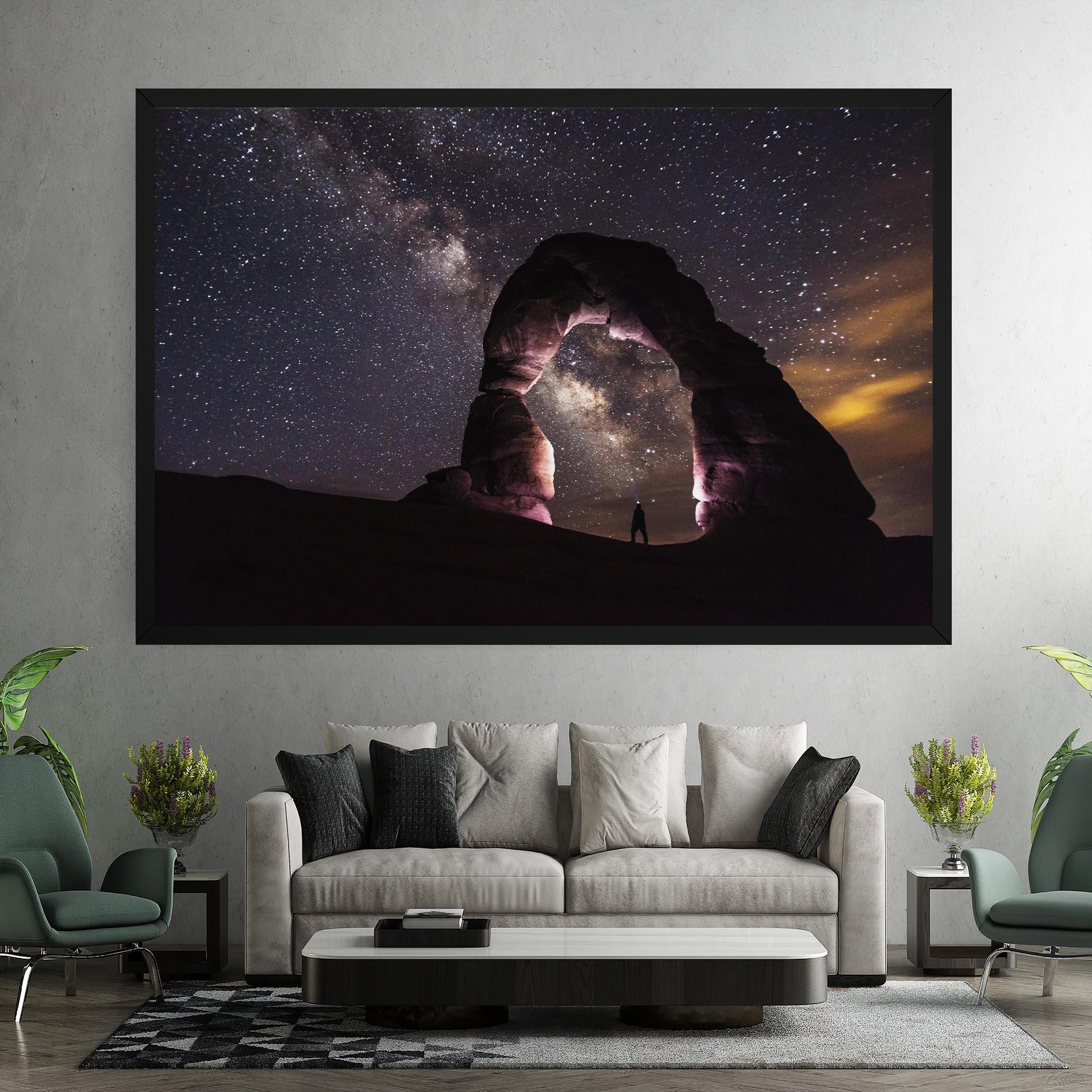 Leinwandbild Stars Landscape mockup 7