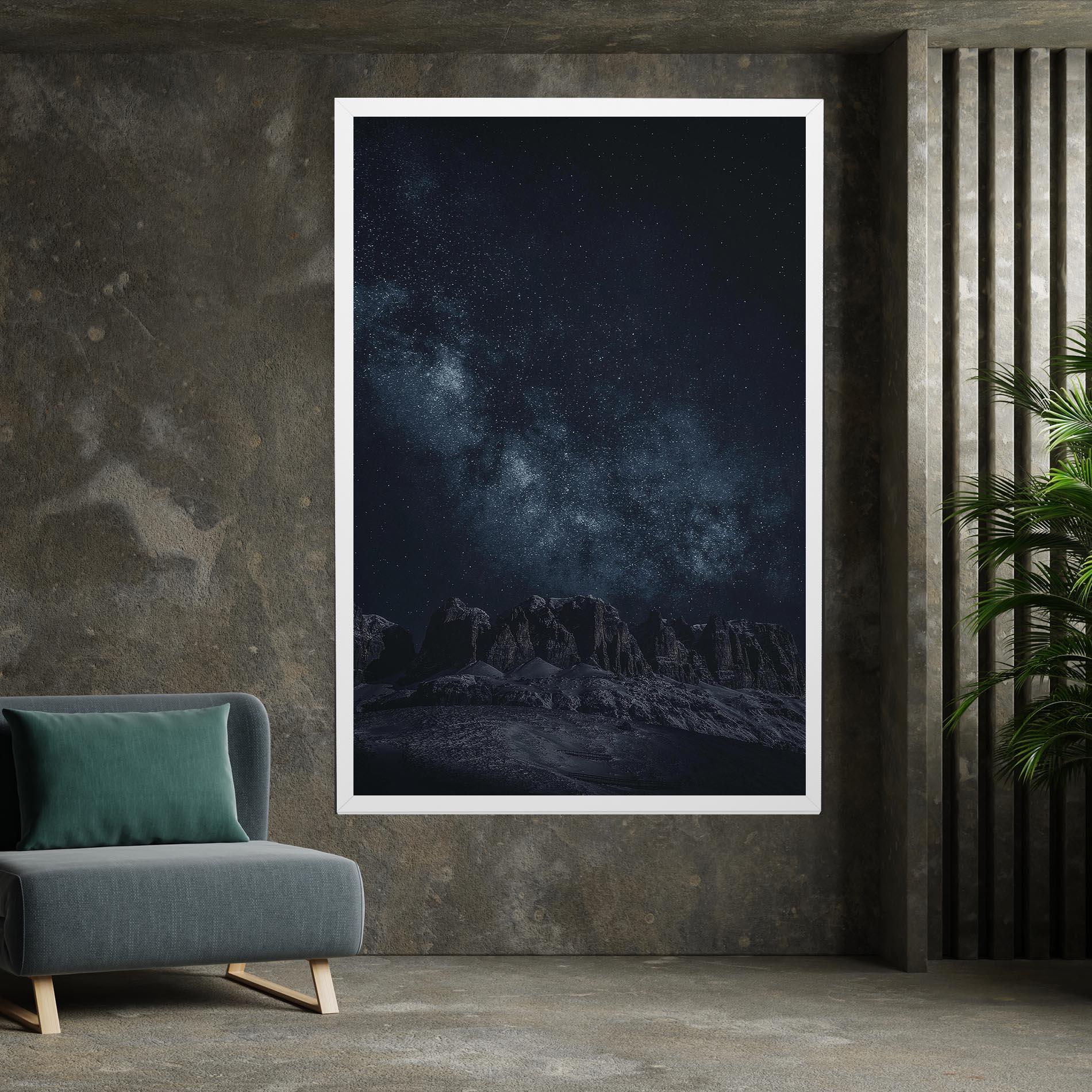 Leinwandbild Galactic Sky mockup 7