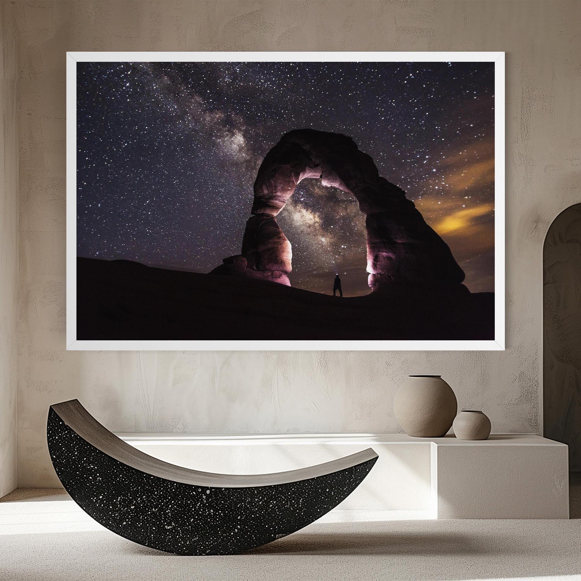 Leinwandbild Stars Landscape mockup 8