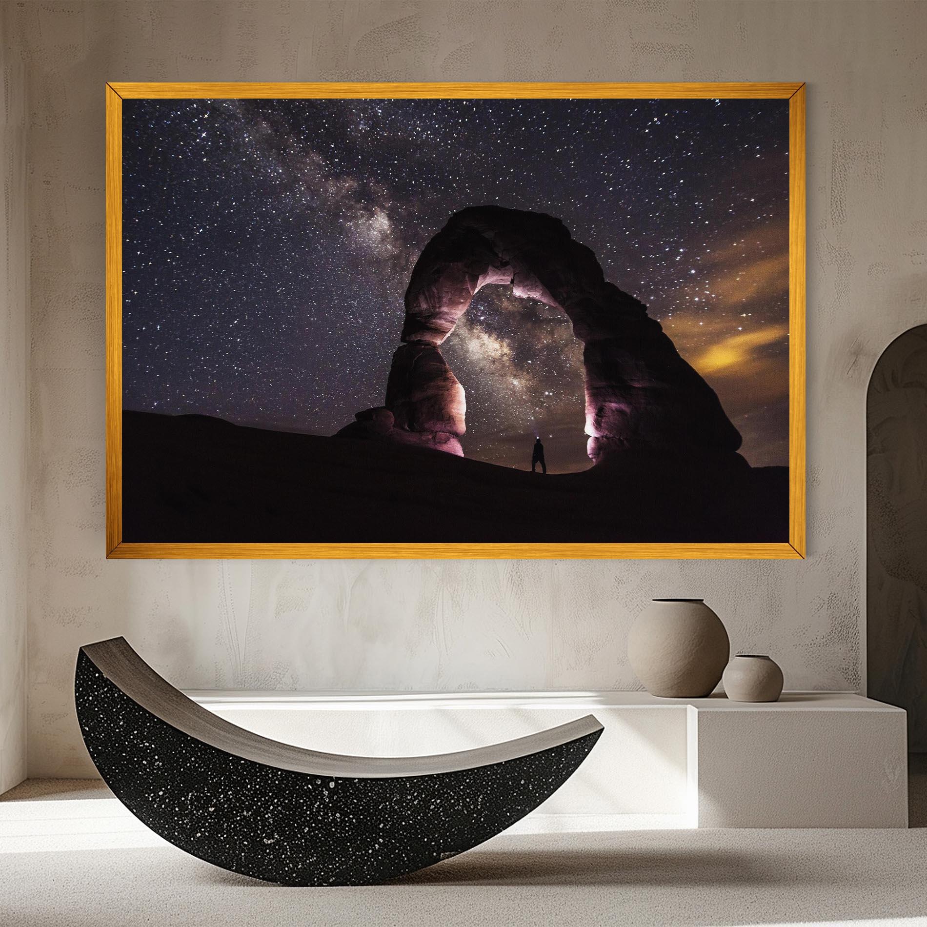 Leinwandbild Stars Landscape mockup 8