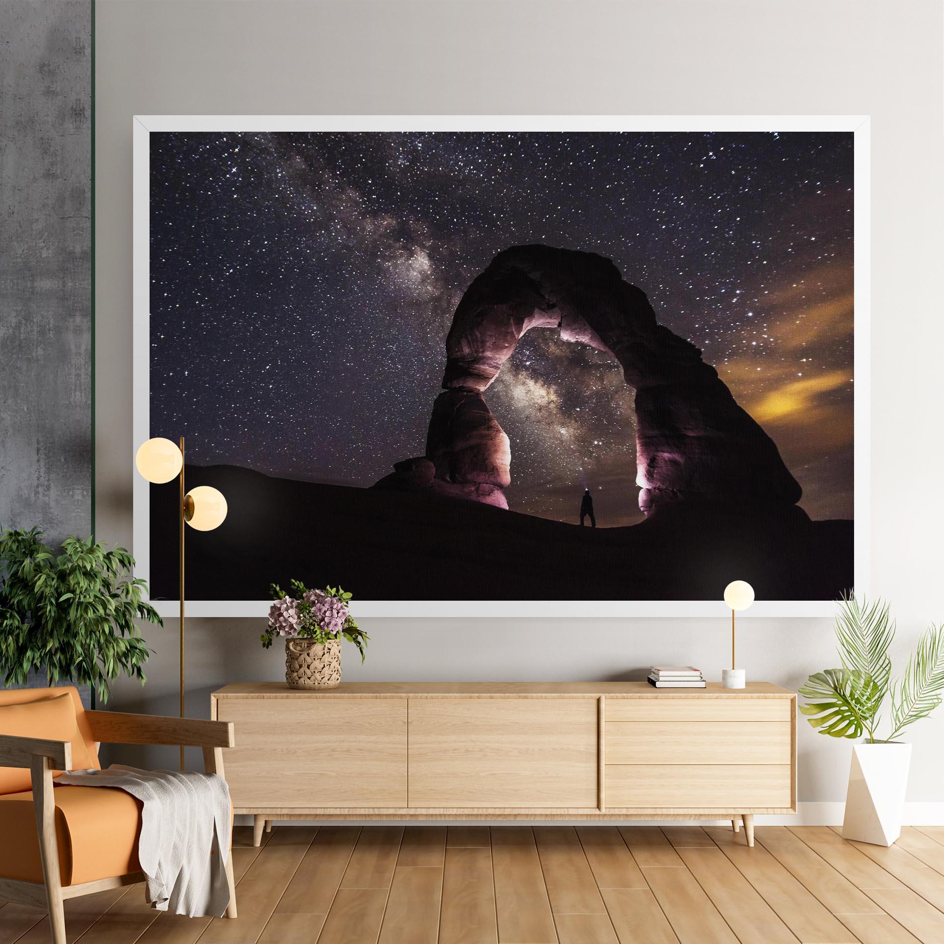 Leinwandbild Stars Landscape mockup 9