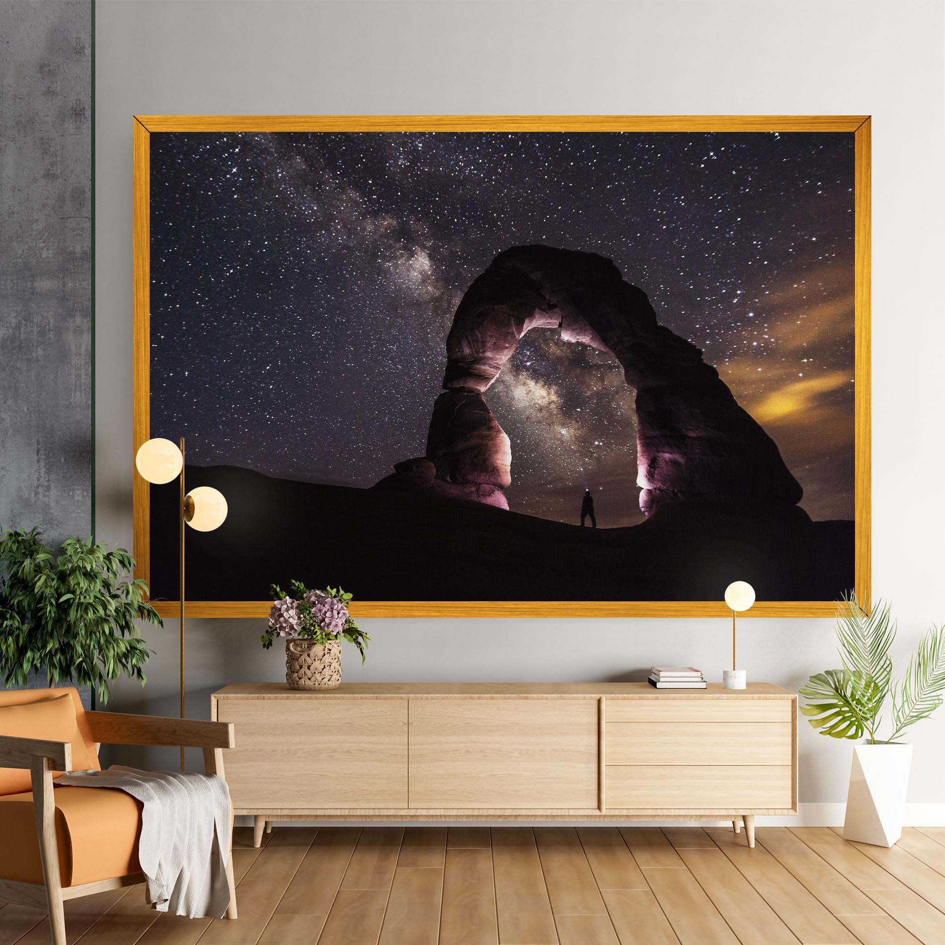 Leinwandbild Stars Landscape mockup 9