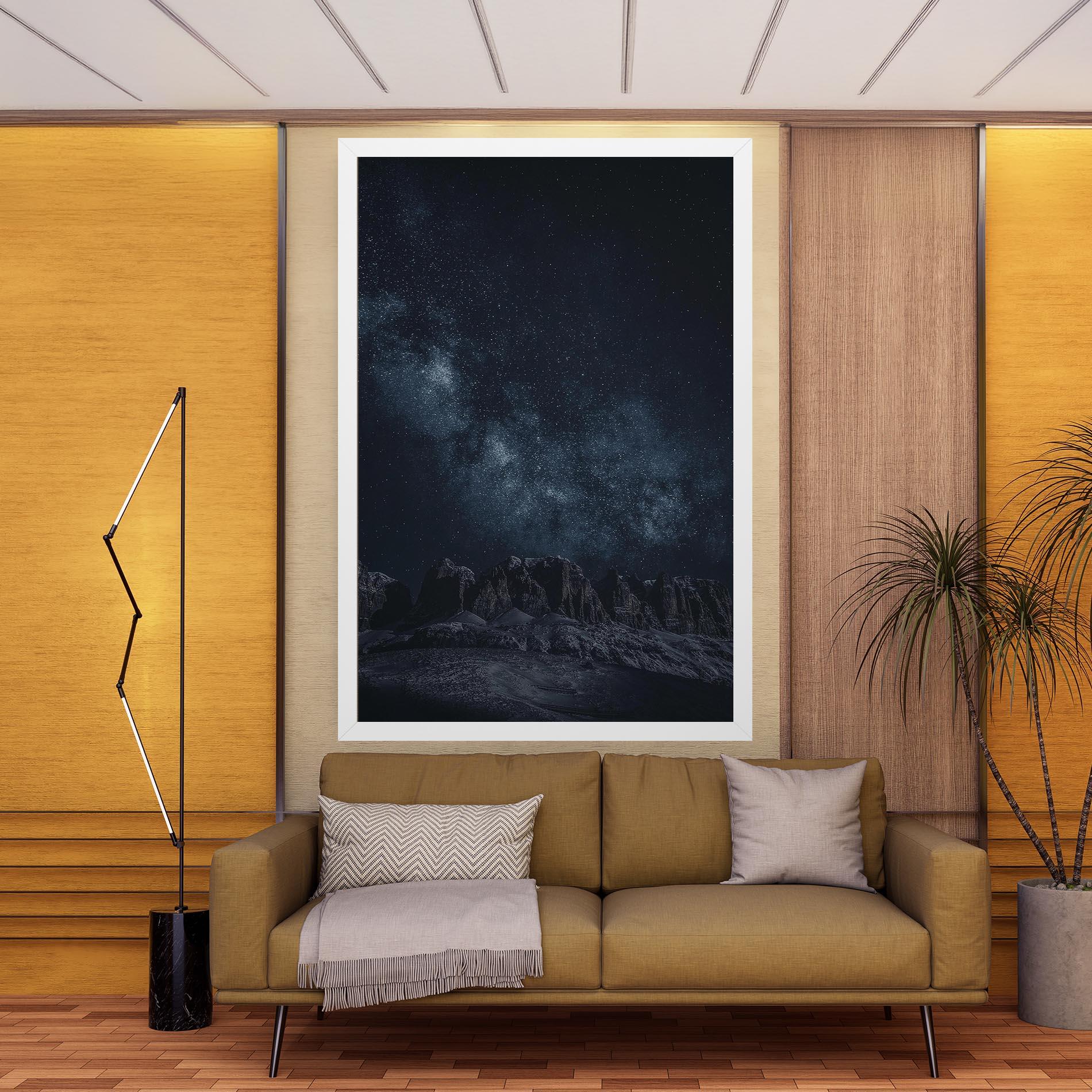 Leinwandbild Galactic Sky mockup 9