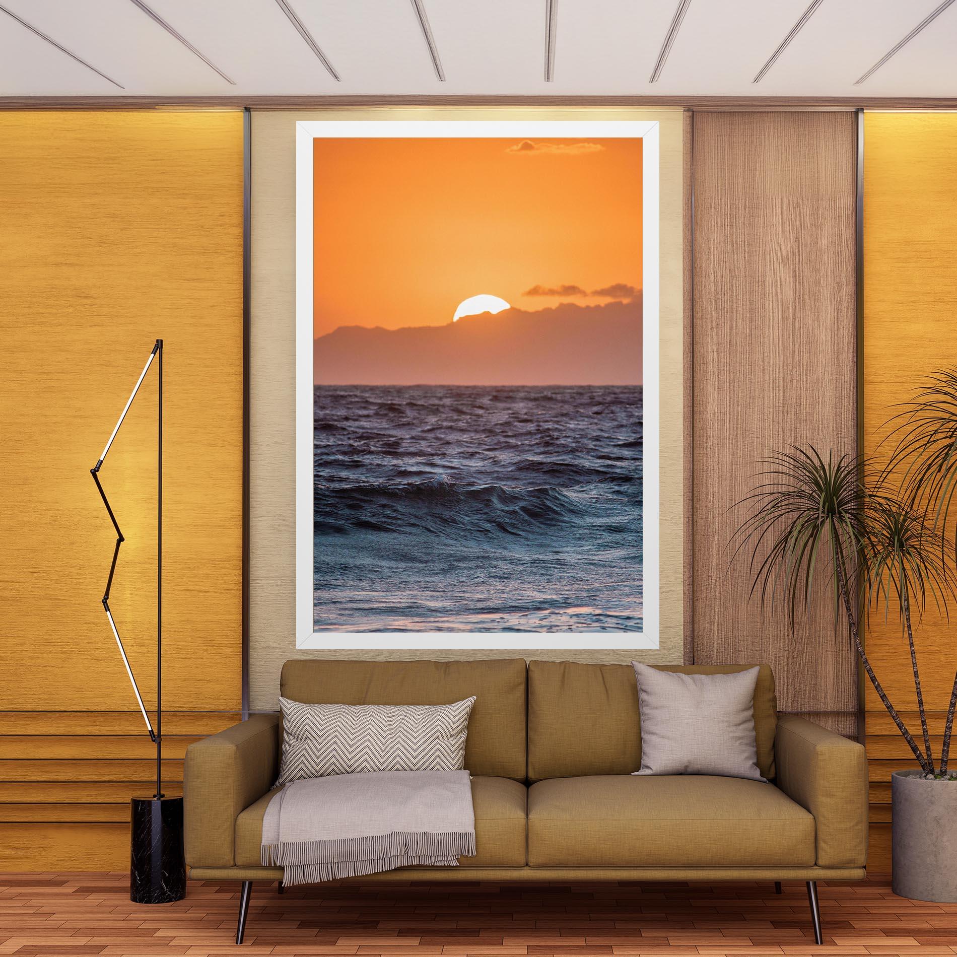 Leinwandbild Morning Waves mockup 9